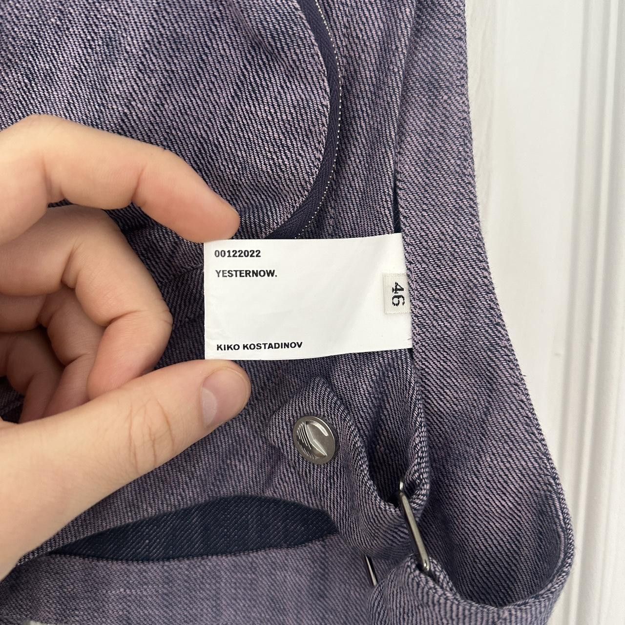 Kiko Kostadinov Kiko Kostadinov SS22 Men’s Purple Torino Vest Size 46R - 7 Thumbnail