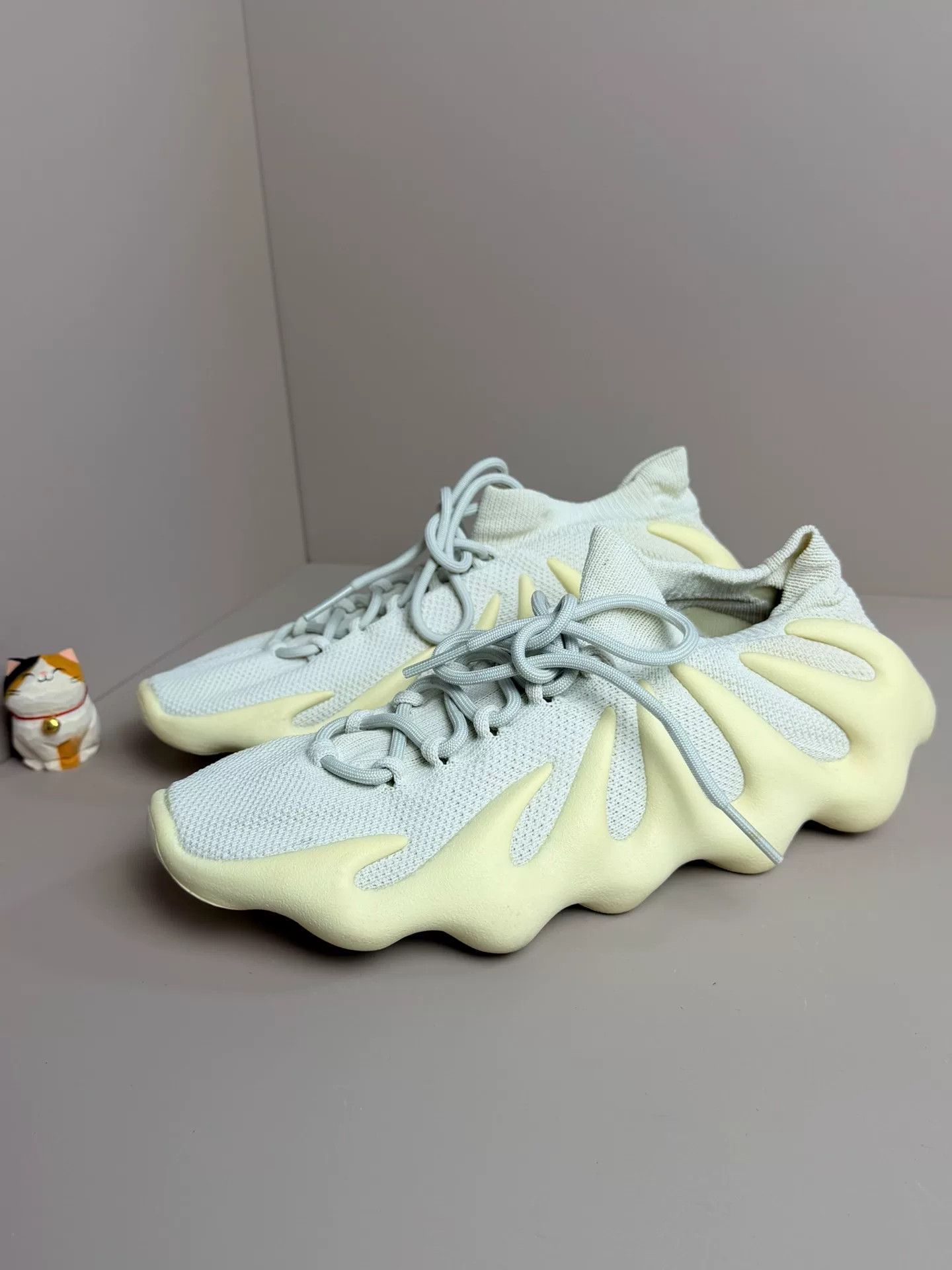 Adidas Adidas YEEZY White Lowtop Sneakers 11.5 Men Size US 11.5 / EU 44-45 - 1 Thumbnail