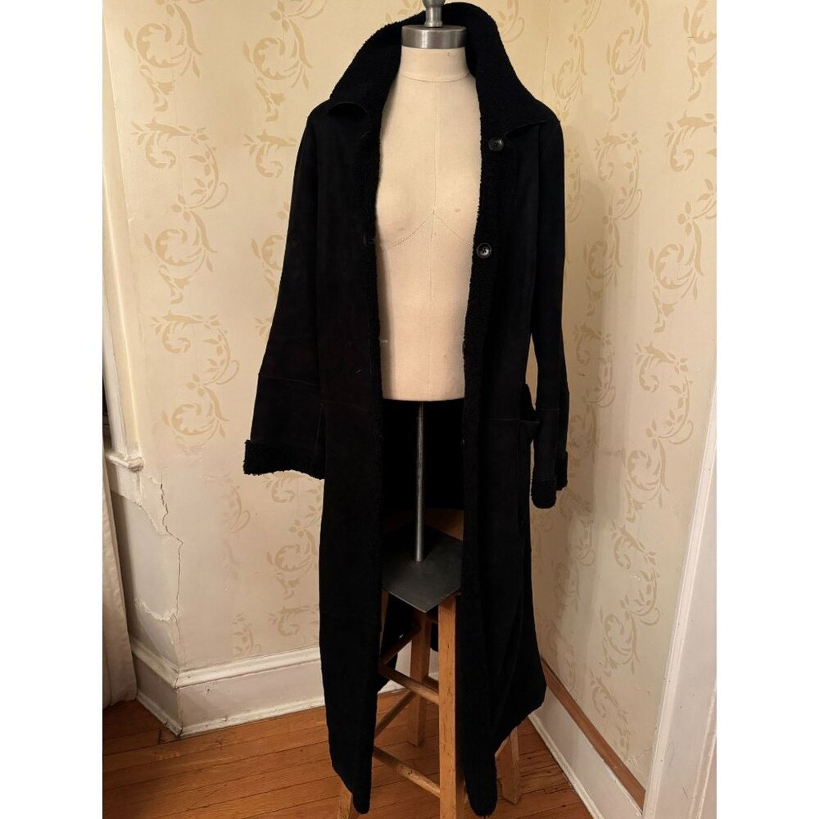 Vintage Autunno Collezione Shearling Maxi Stunning Jacket Ladies M Size M / US 6-8 / IT 42-44 - 1 Thumbnail