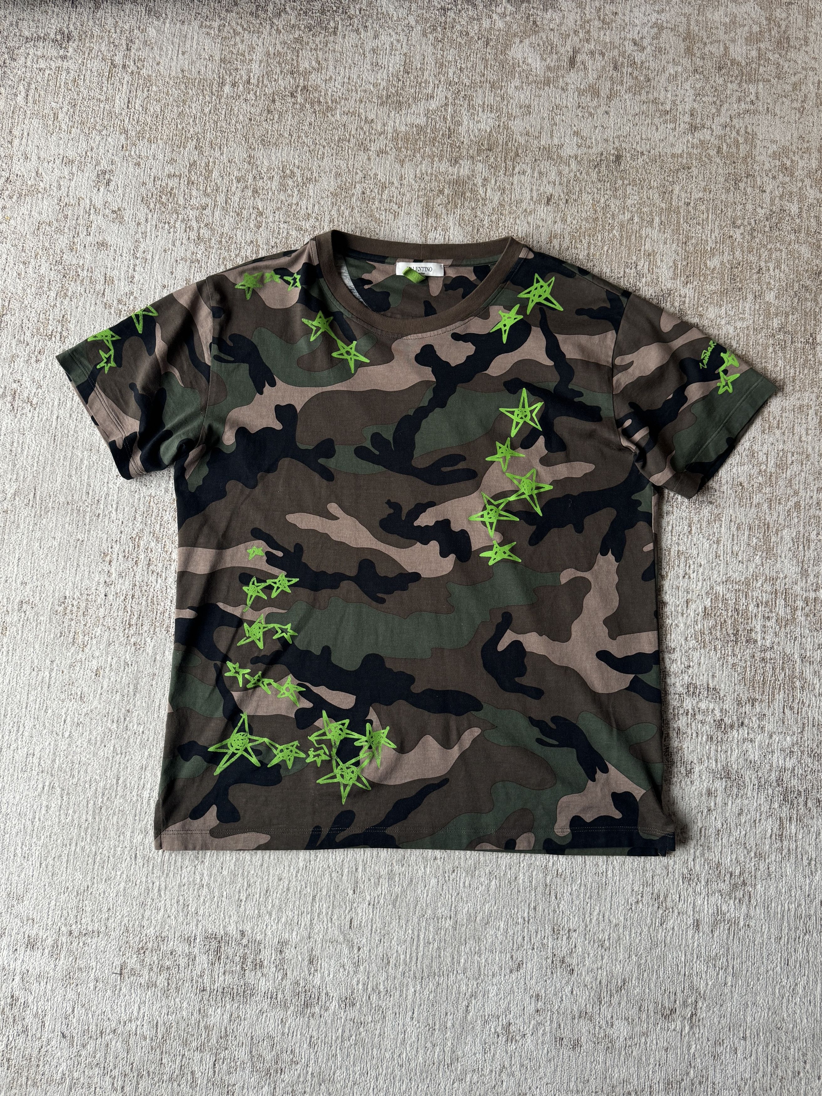 Valentino Valentino Camo tee Size US M / EU 48-50 / 2 - 1 Thumbnail