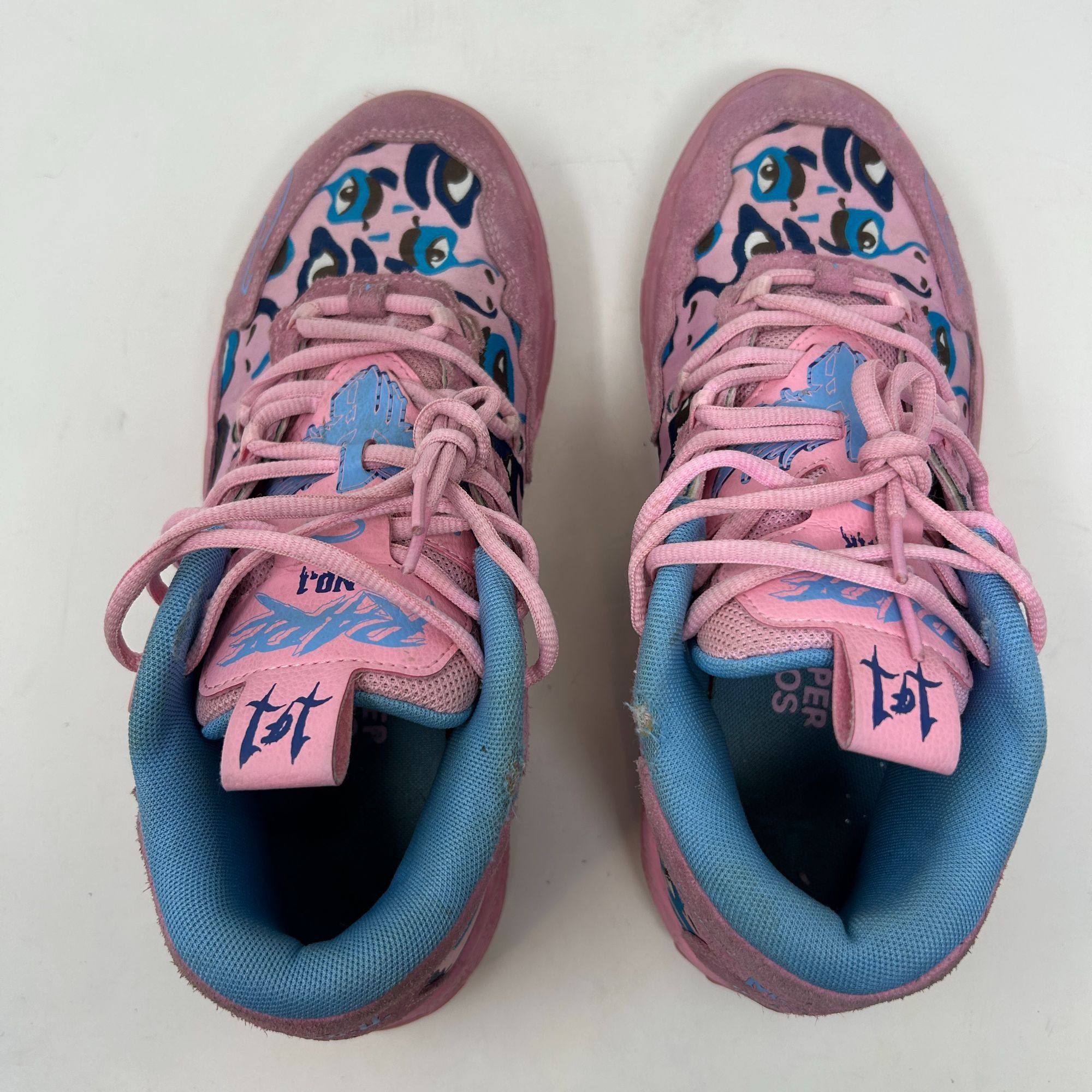 Puma Puma MB.03 “LaMelo Ball Toxic” Pink Multi Eyes Basketball Size US 8.5 / EU 41-42 - 8 Thumbnail