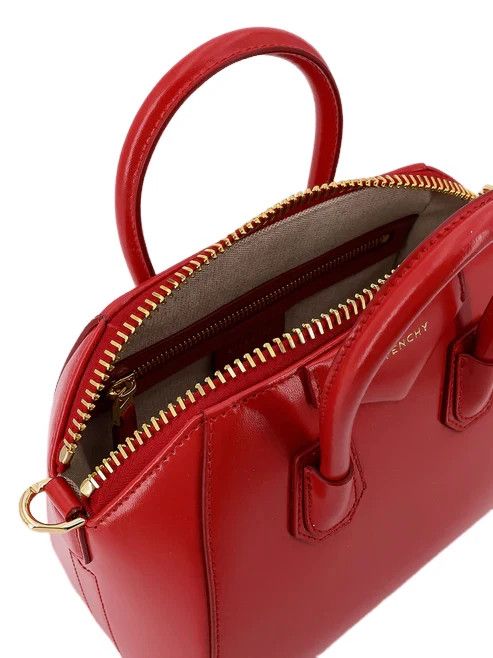 Givenchy GIVENCHY Antigona Mini Vermillon Leather Handbag New Size ONE SIZE - 4 Thumbnail