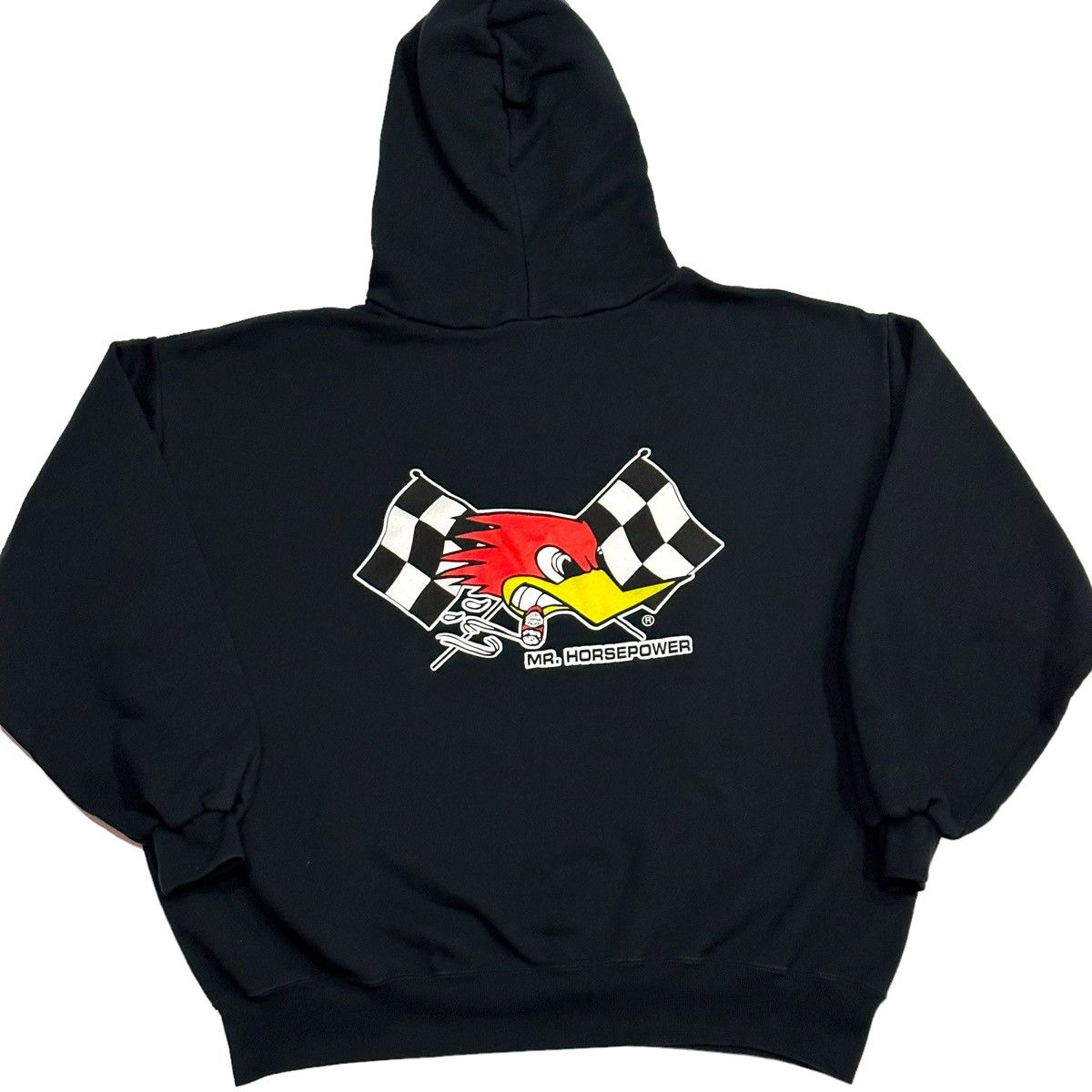 Japanese Brand × Vintage MR. HORSEPOWER Hoodie VTG 90’s Size US XL / EU 56 / 4 - 1 Thumbnail