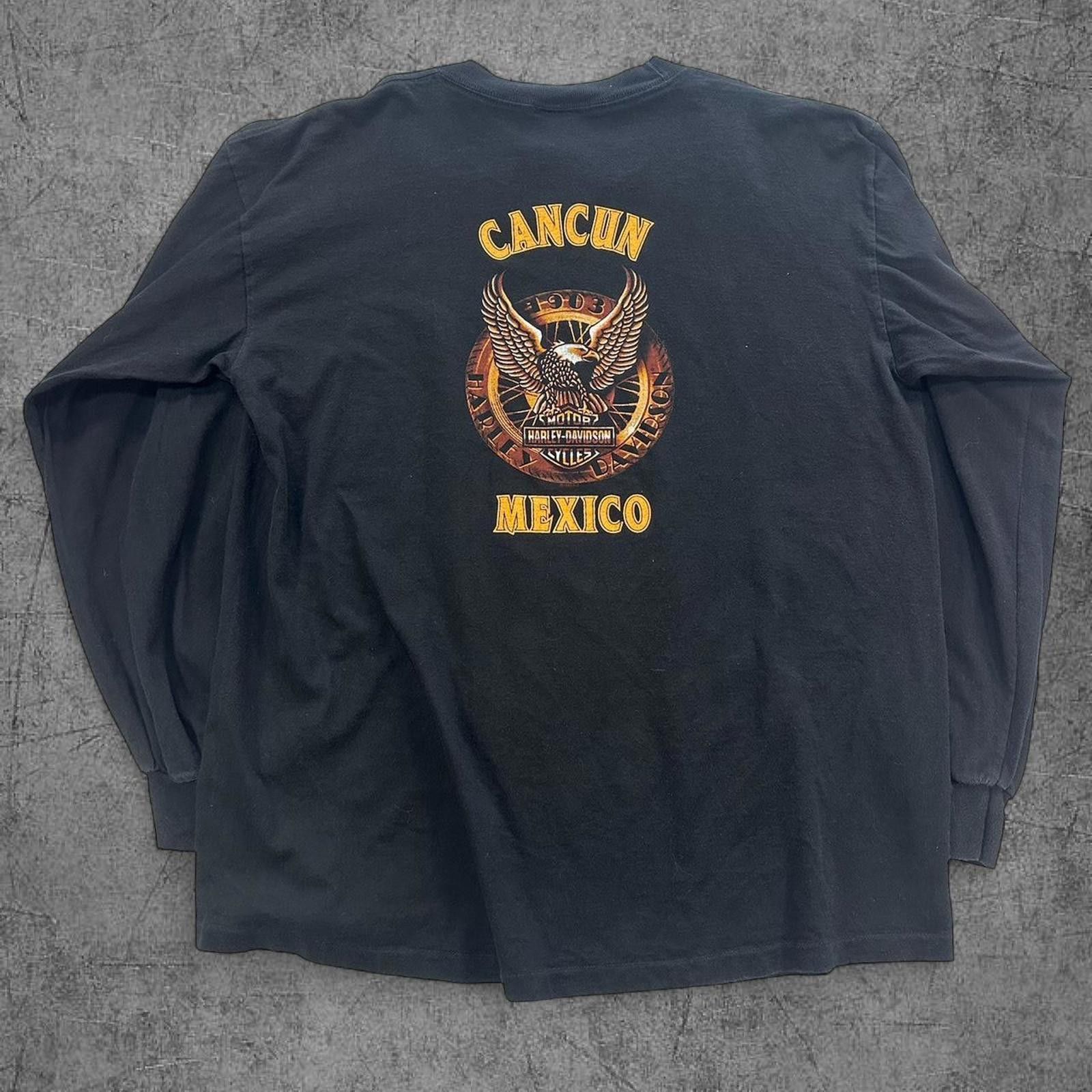 Harley Davidson 1995 Harley Davidson Long Sleeve Size US XL / EU 56 / 4 - 3 Thumbnail
