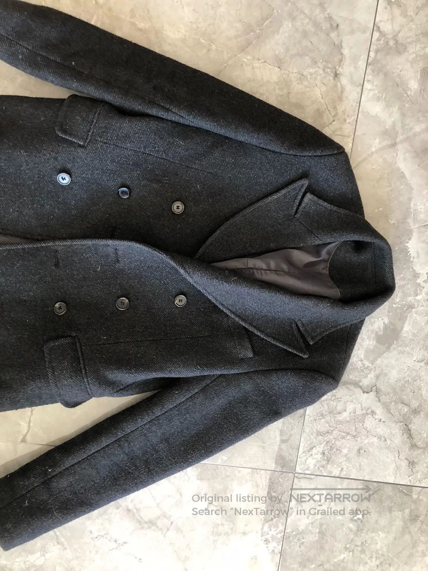 Japanese Brand GoldGoose Men's Thick Wool Coat. Size US M / EU 48-50 / 2 - 3 Thumbnail