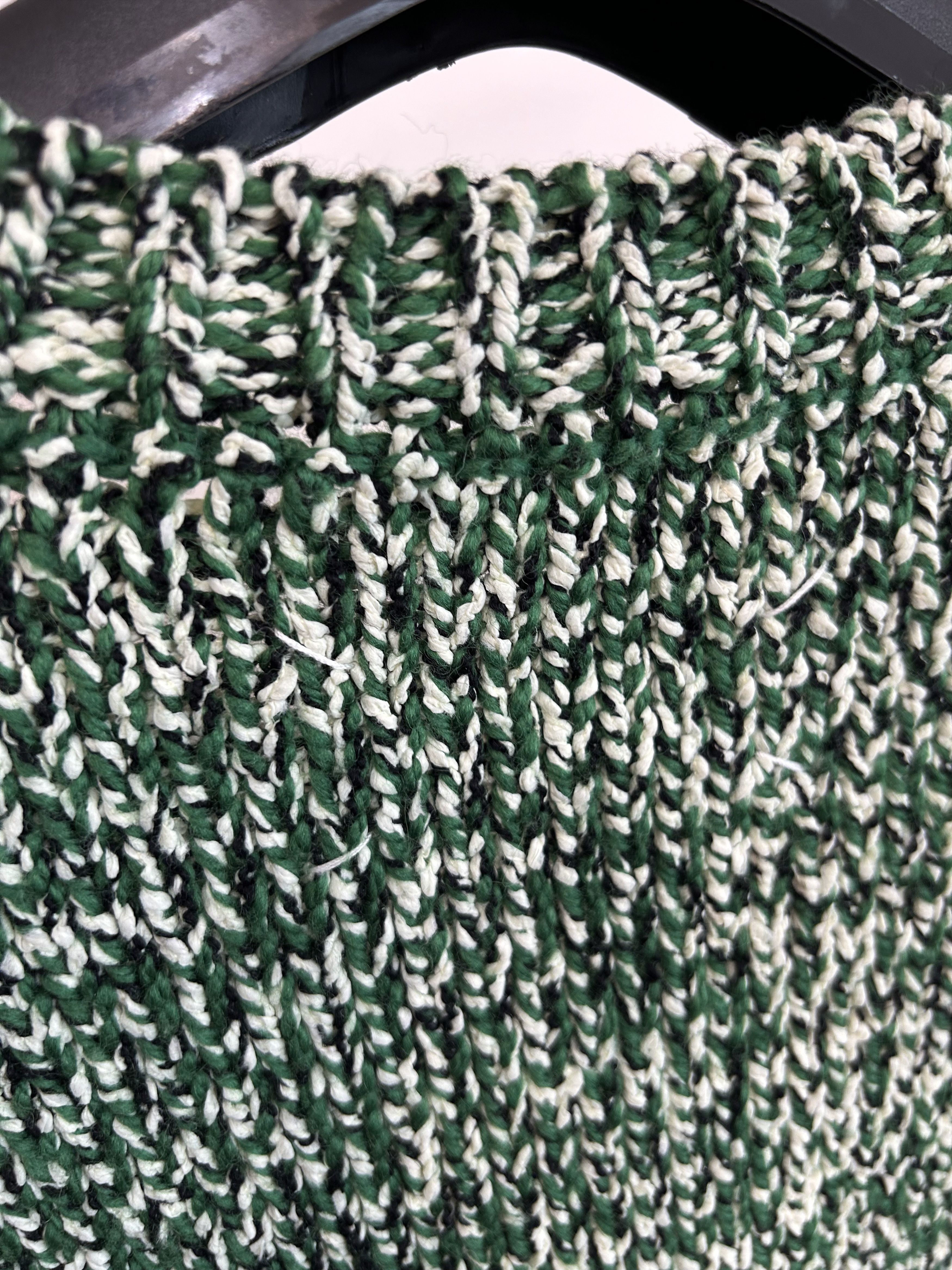 Maison Margiela MAISON MARGIELA Chunky V-Neck Knit Size US L / EU 52-54 / 3 - 5 Thumbnail