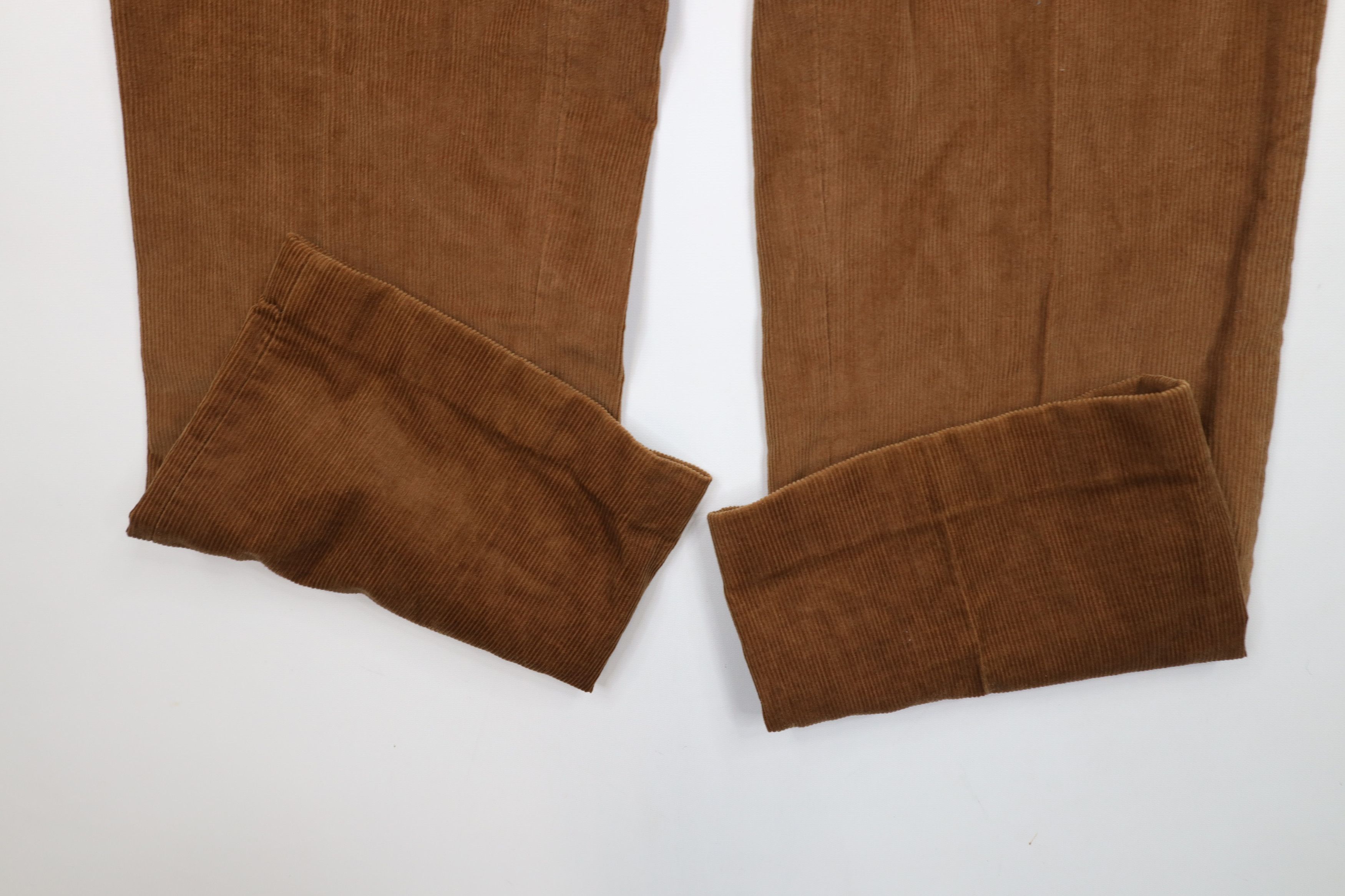 Vintage Vintage 70s Streetwear Wide Leg Corduroy Chino Pants USA Size US 36 / EU 52 - 5 Thumbnail