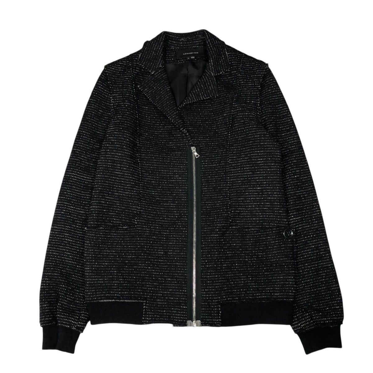 Alexander Wang 🔥ASYMETRICAL ZIPPER WOOL BOMBER JACKET ALEXANDER WANG Size US M / EU 48-50 / 2 - 1 Thumbnail