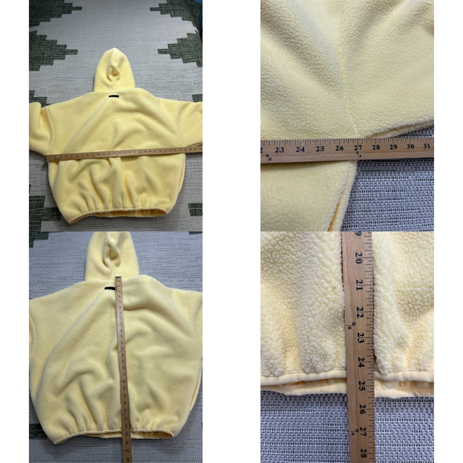 Essentials Essentials Hoodie Size XS Yellow Polar Fleece Pullover Regular Mens Jacket Shirt? Size US XS / EU 42 / 0 - 8 Thumbnail