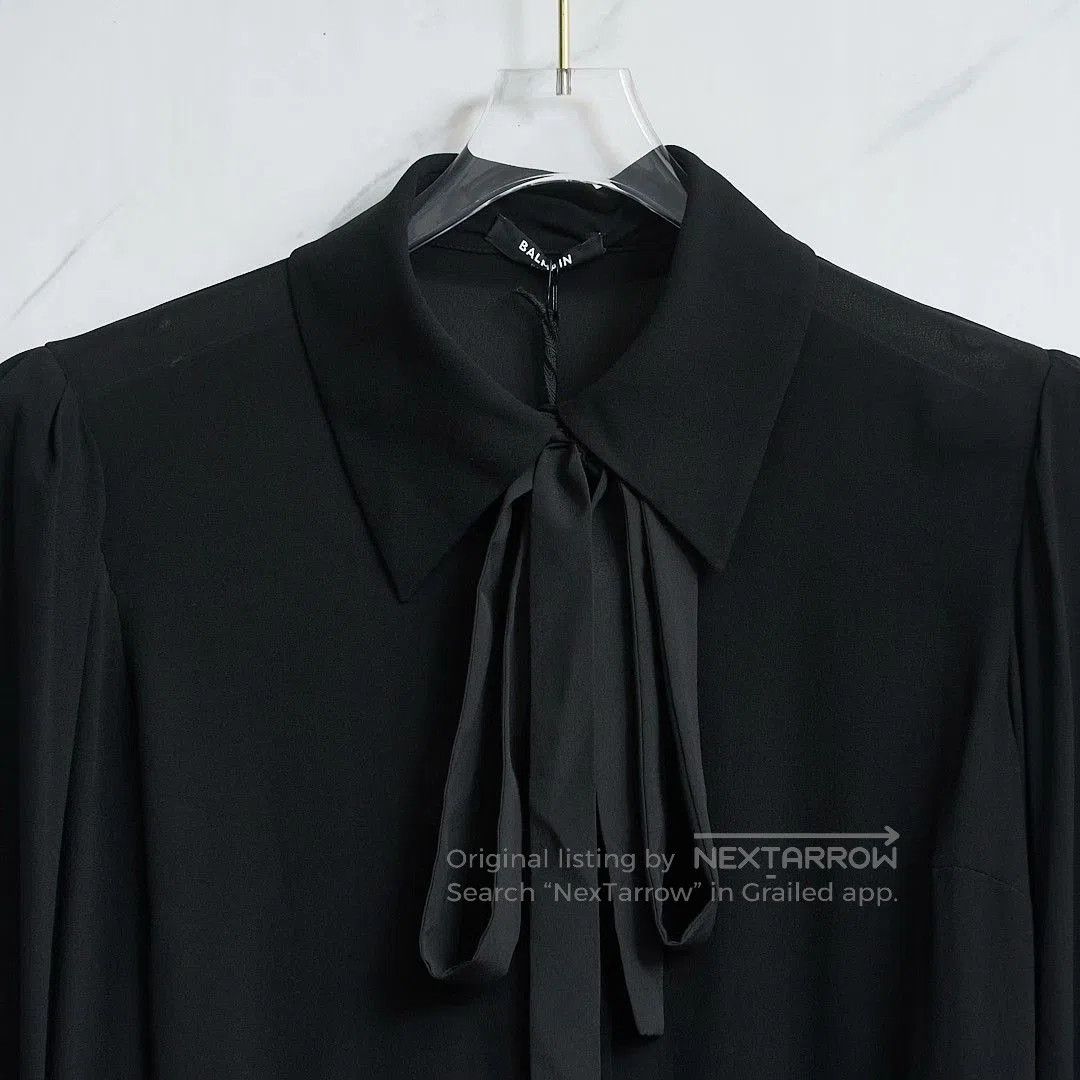 Balmain Balmain Court Style Silk Shirt. Size S / US 4 / IT 40 - 2 Thumbnail