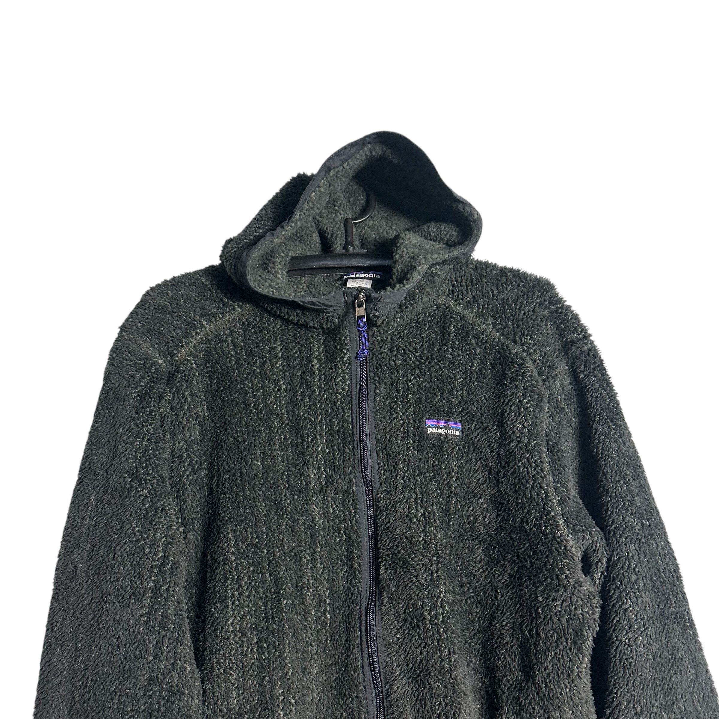 Patagonia 🔥RARE🔥Vtg Patagonia Faux Fur Fleece Full-Zip Hoodie Jacket Size US L / EU 52-54 / 3 - 2 Thumbnail