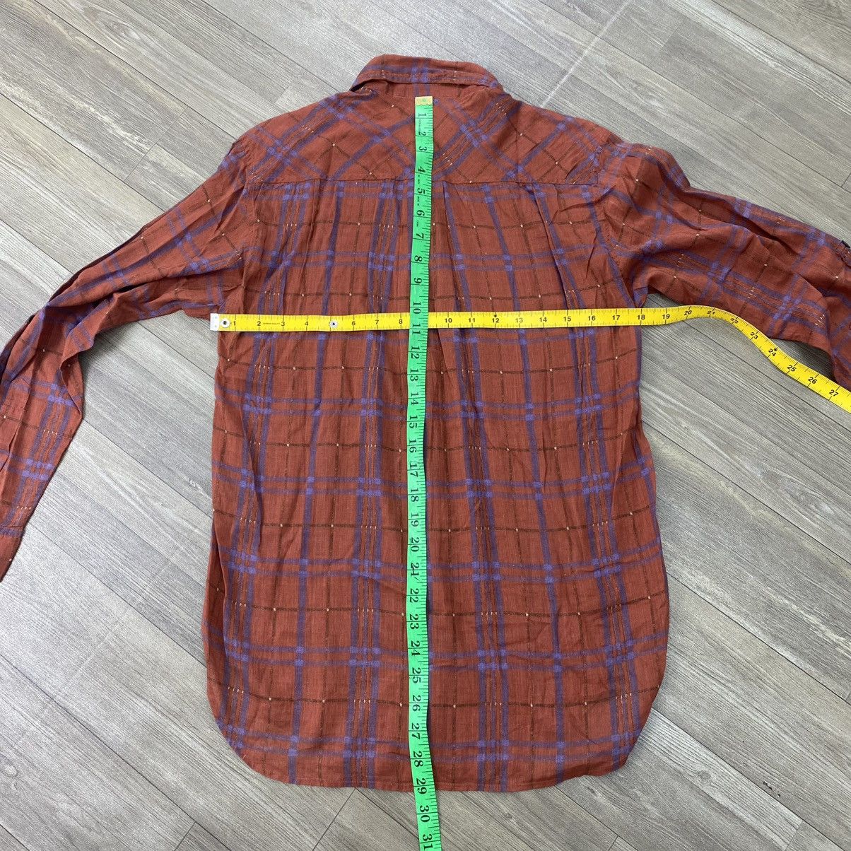 Isabel Marant Etoile Vintage Isabel Marant Etoile Plaid Blouse Button Up Shirt Size S / US 4 / IT 40 - 14 Thumbnail