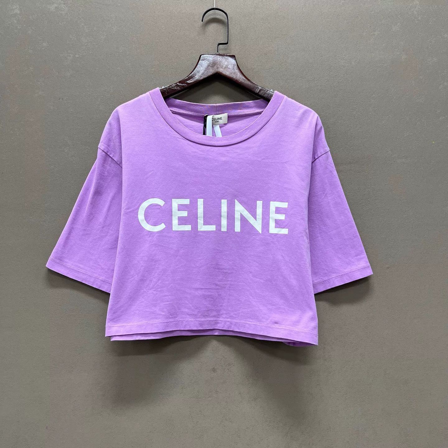 Celine Celine NWT Big Chest Logo SS Tee Size S ys002587 Size S / US 4 / IT 40 - 1 Thumbnail