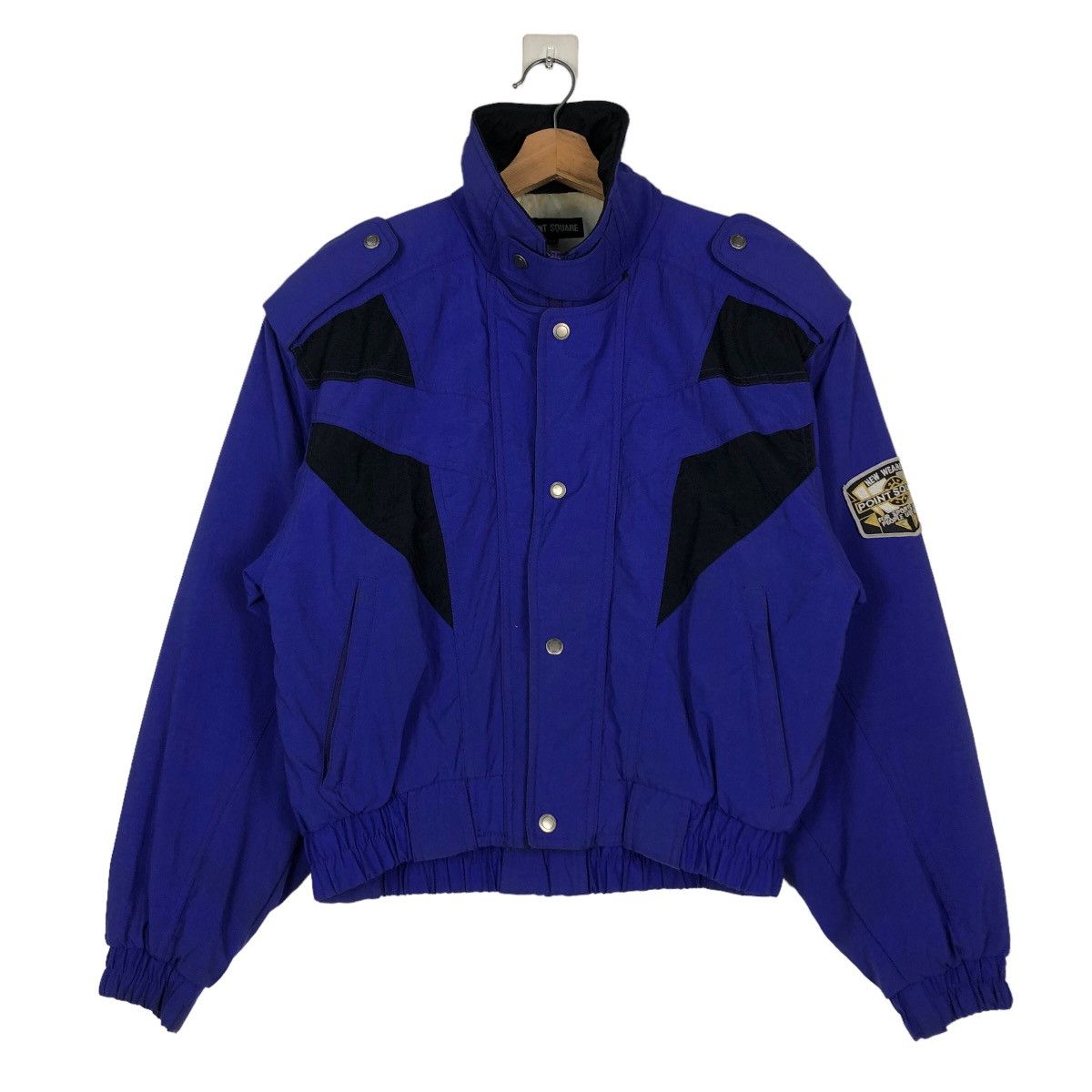 Hysteric Glamour 🔥Vintage Cropped Biker Jacket Ski Square Point Japan Size US M / EU 48-50 / 2 - 1 Thumbnail