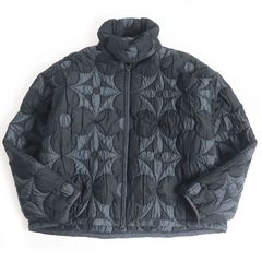 Louis Vuitton Lvse Flower Quilted Hoodie Jacket Black
