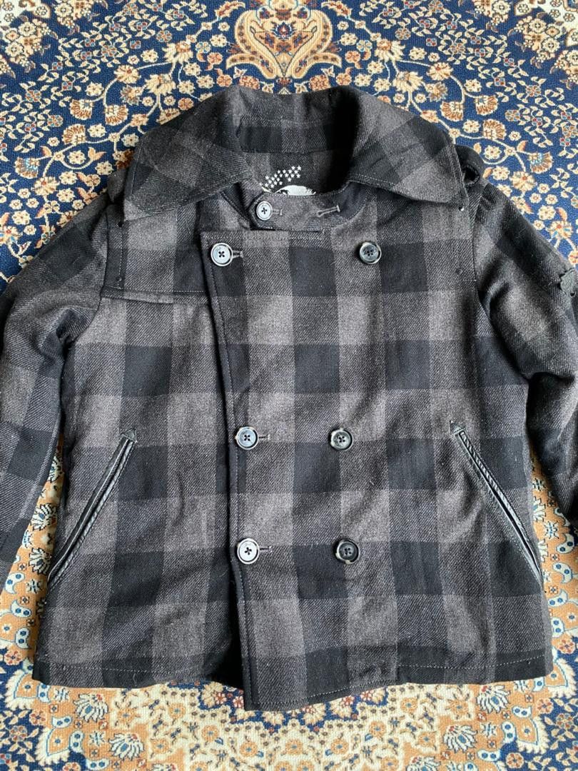 Diesel DIESEL Block Check Short P-COAT Grey Size S / US 4 / IT 40 - 1 Thumbnail