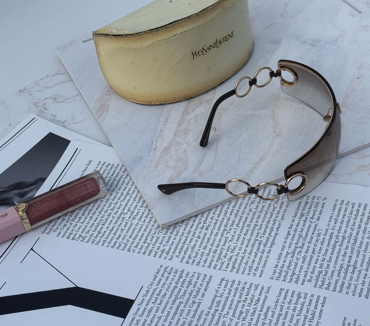 Yves Saint Laurent Yves Saint Laurent vintage sunglasses YSL 6114S Size ONE SIZE - 23 Thumbnail
