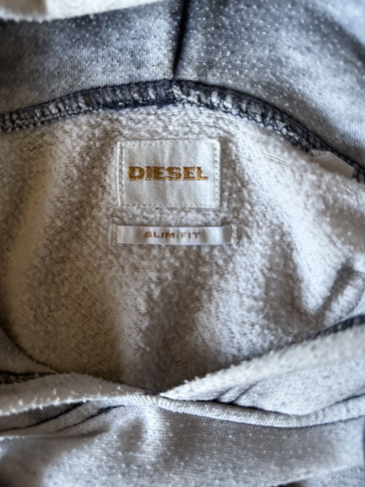 Diesel Diesel vintage acid washed hoodie in gray Size US L / EU 52-54 / 3 - 4 Thumbnail