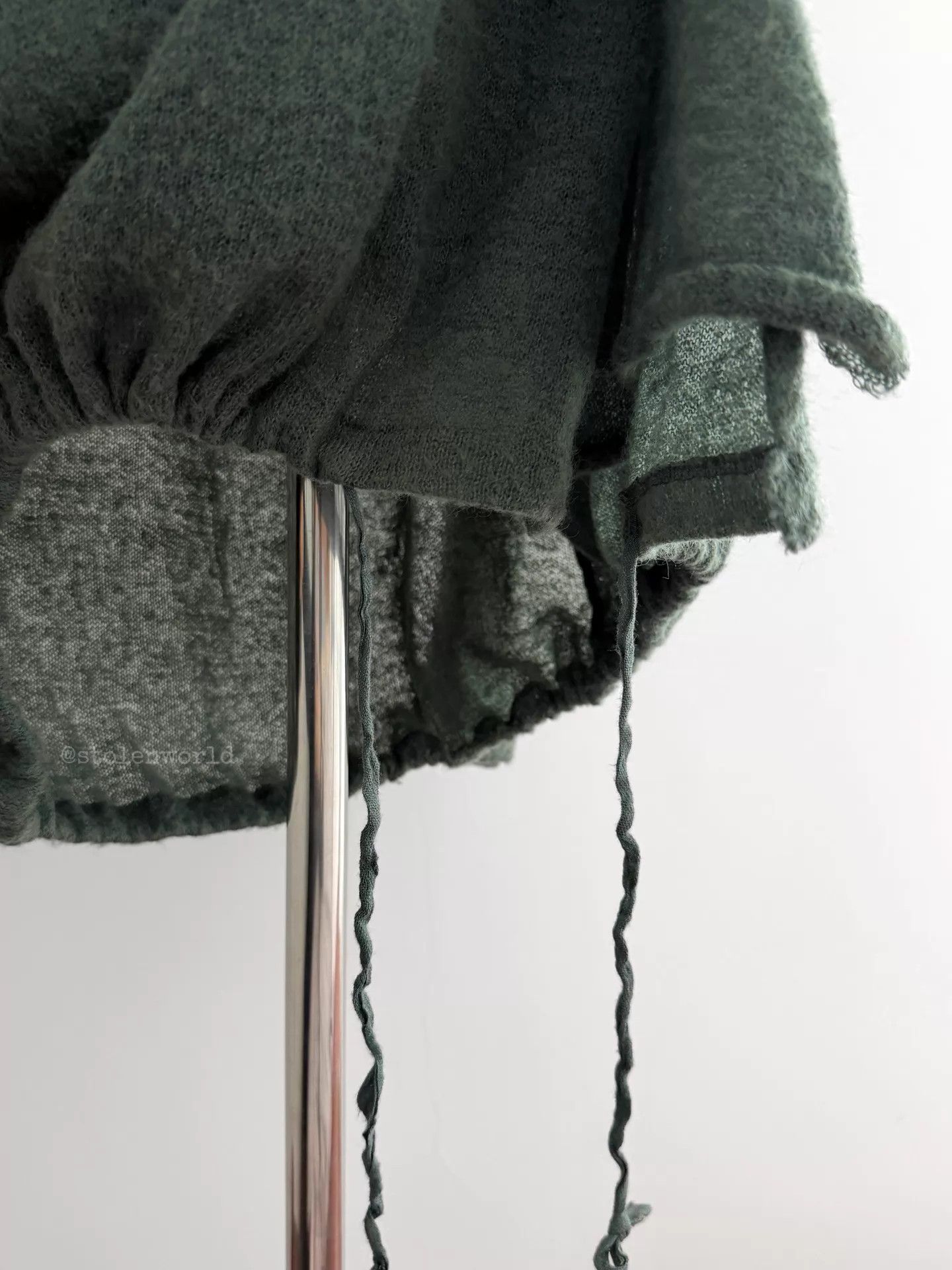 Yohji Yamamoto Yohji Yamamoto Y's Gray-Green Irregular Knit Cardigans Size L / US 10 / IT 46 - 6 Thumbnail