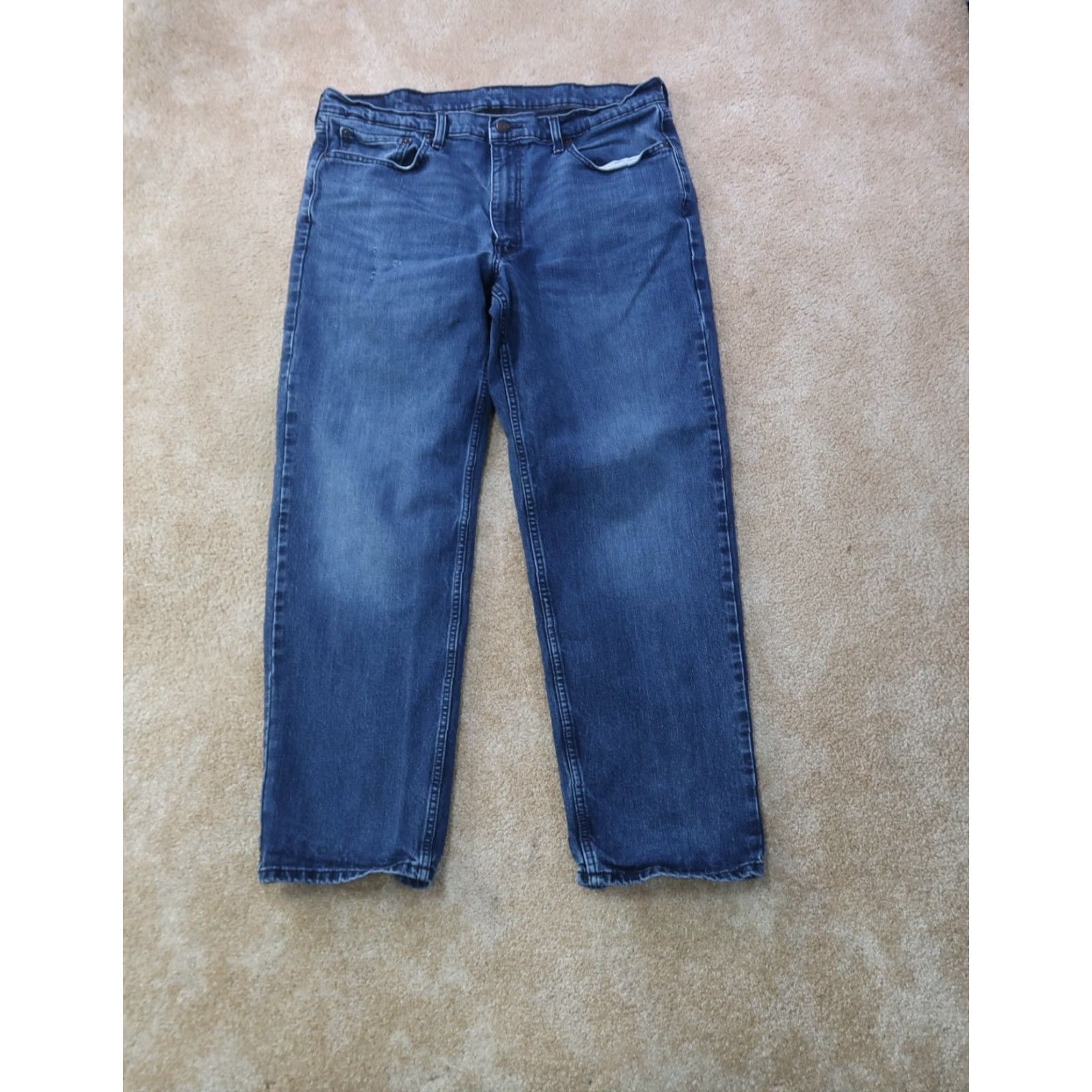 Levi's VINTAGE Levi's 550 Jeans Men 38x32 Relaxed Straight Blue Denim 5-Pocket Zipper Button Logo Jeans Men Size US 38 / EU 54 - 2 Thumbnail