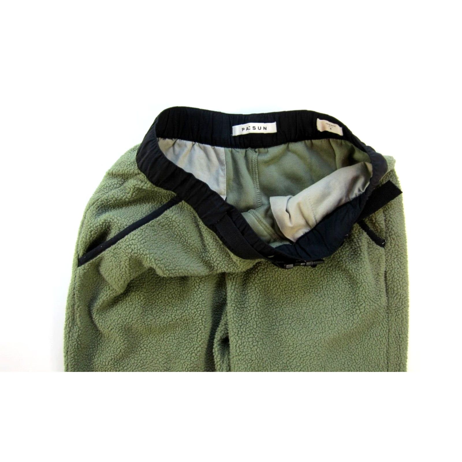 Pacsun Pacsun Green Black Fleece Pocket Cargo Jogger Pant Woman Size Small Size 28" / US 6 / IT 42 - 4 Thumbnail