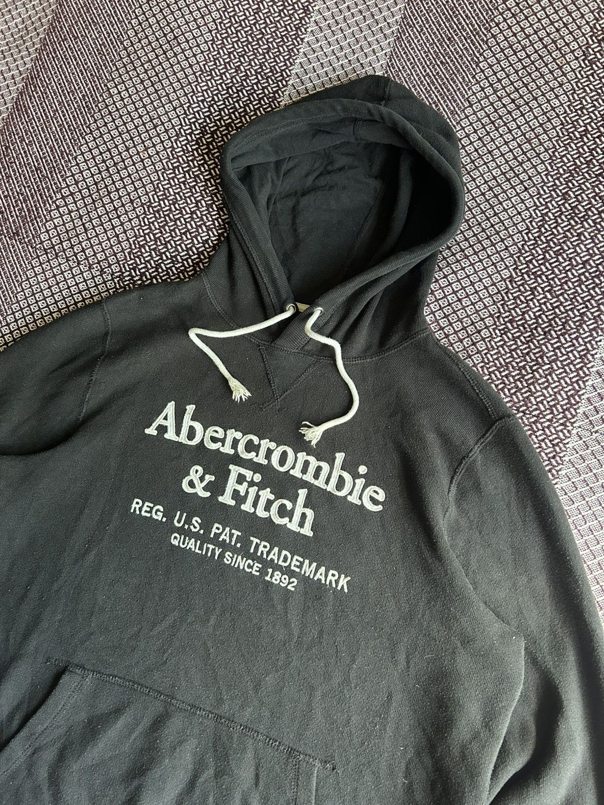 Vintage Vintage Abercrombie Fitch Hoodie Big Logo Boxy Fit Size M Size US M / EU 48-50 / 2 - 4 Thumbnail