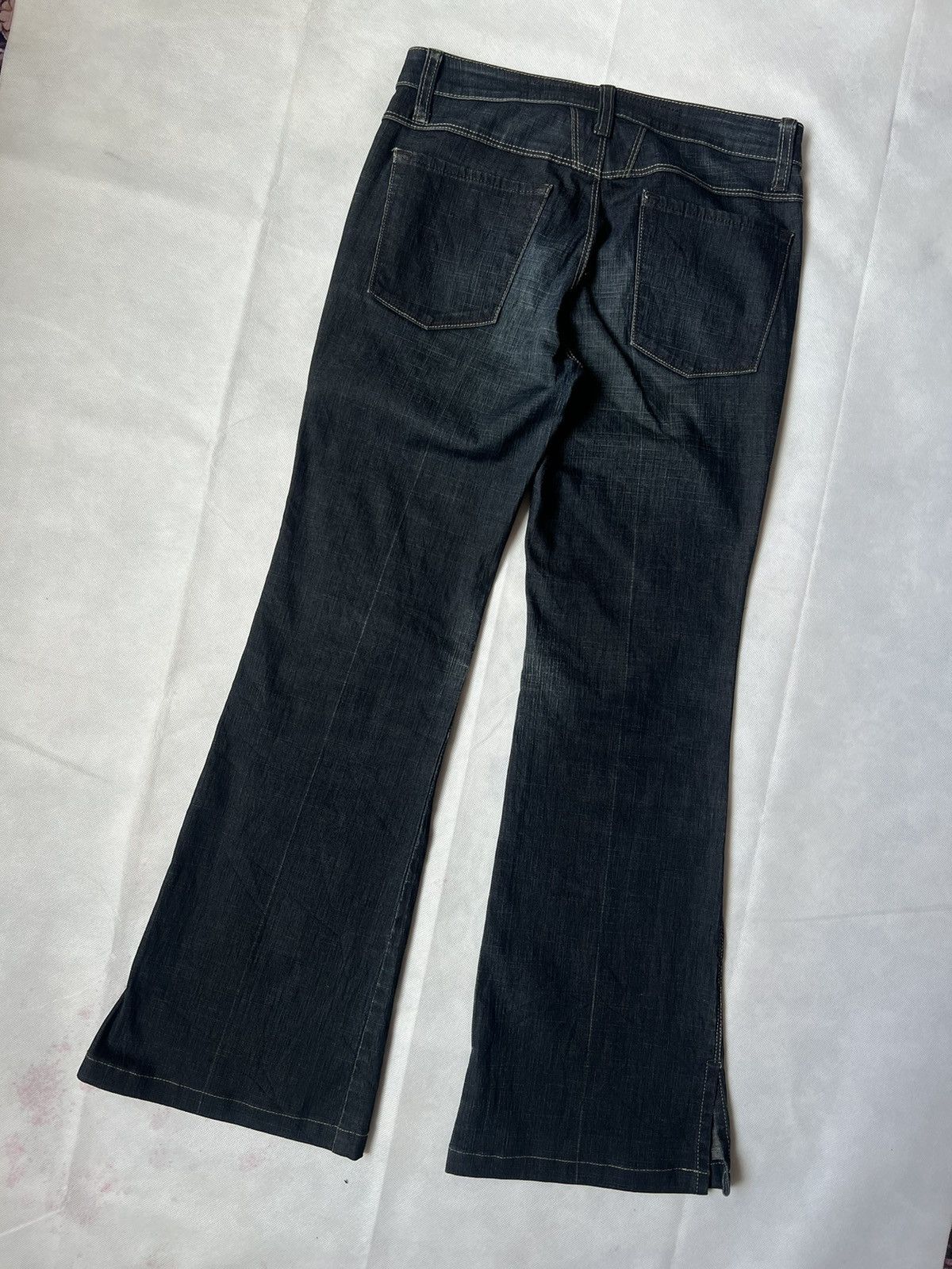 Marithe + Francois Girbaud Marithe Francois Girbaud Open Flared Jeans Size 28" / US 6 / IT 42 - 10 Thumbnail