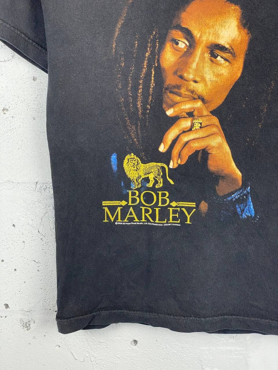 Band Tees × Bob Marley × Zion Rootswear VINTAGE BOB MARLEY Reggae Rare Jamaica T Shirt Size US S / EU 44-46 / 1 - 3 Thumbnail
