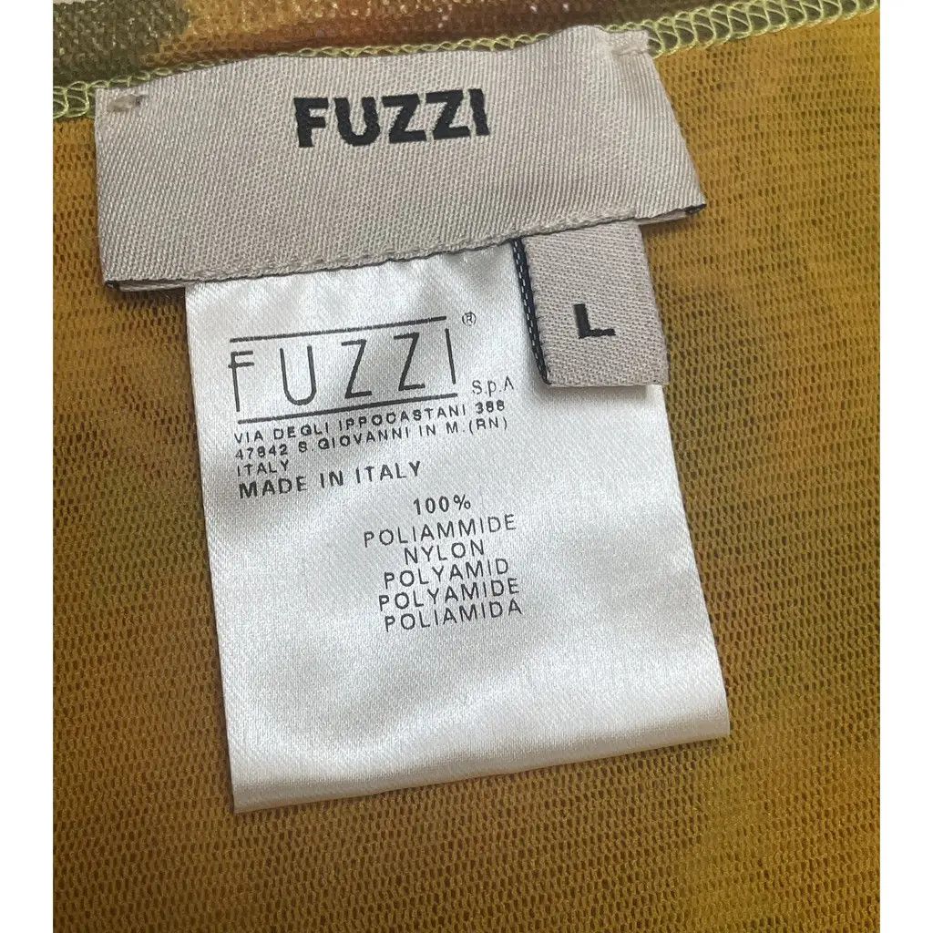 FUZZI Fuzzi Floral Mesh Dress (L) Size L / US 10 / IT 46 - 3 Thumbnail