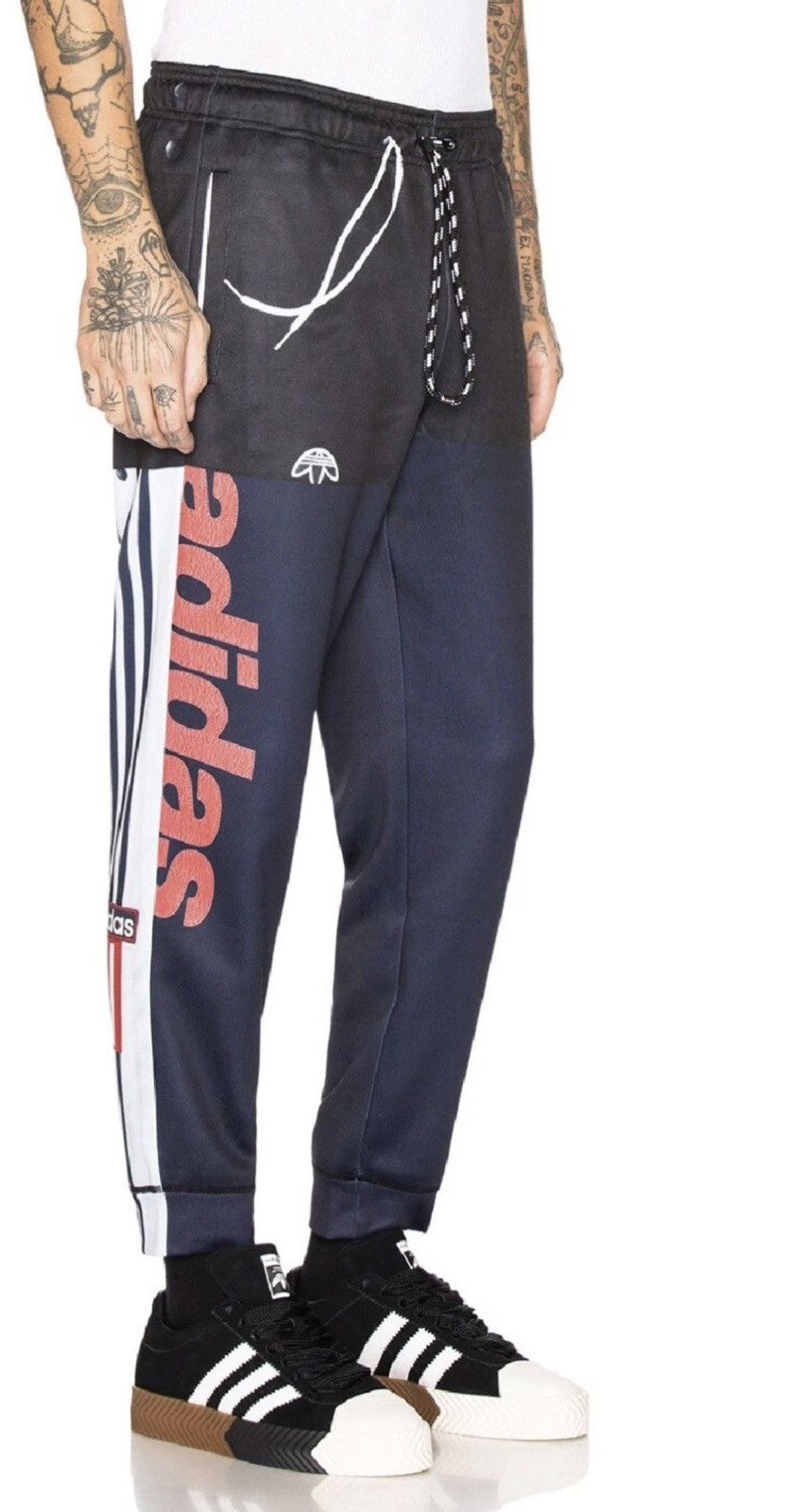 Adidas × Alexander Wang $230 Adidas X Alexander Wang Photocopy Jogger Track Pants Size US 34 / EU 50 - 1 Thumbnail
