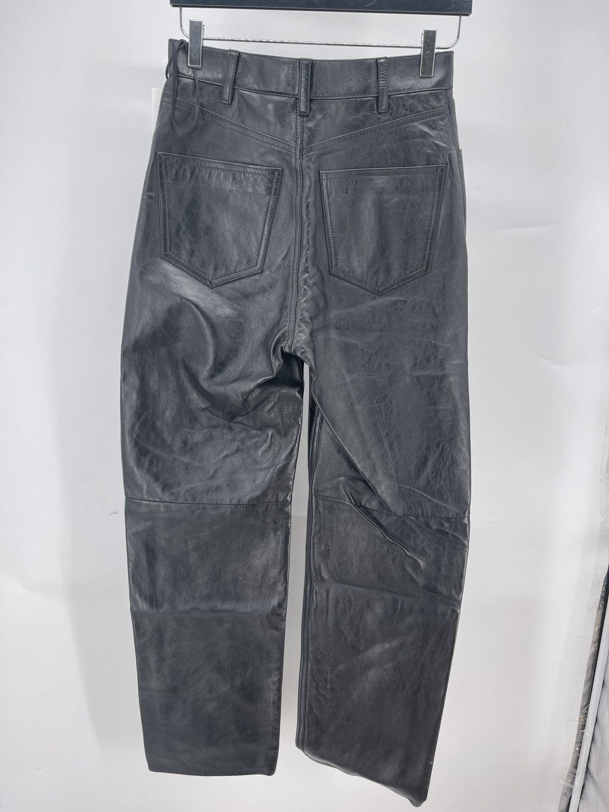 Celine Celine leather trousers Size 26" / US 2 / IT 38 - 2 Thumbnail