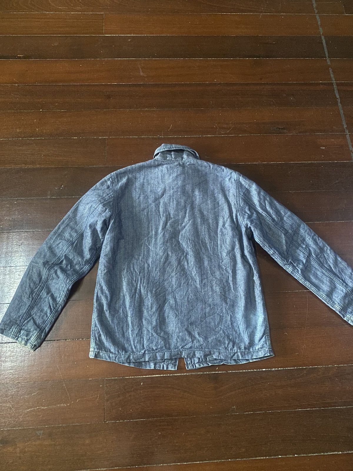 Warehouse Fire 🔥 FULL COUNT denim jacket double pocket heavy jacket Size US L / EU 52-54 / 3 - 20 Thumbnail