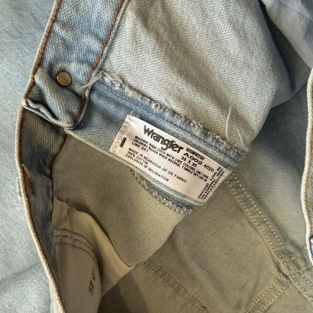 Wrangler Wrangler Men's Blue Jeans Size US 36 / EU 52 - 3 Thumbnail