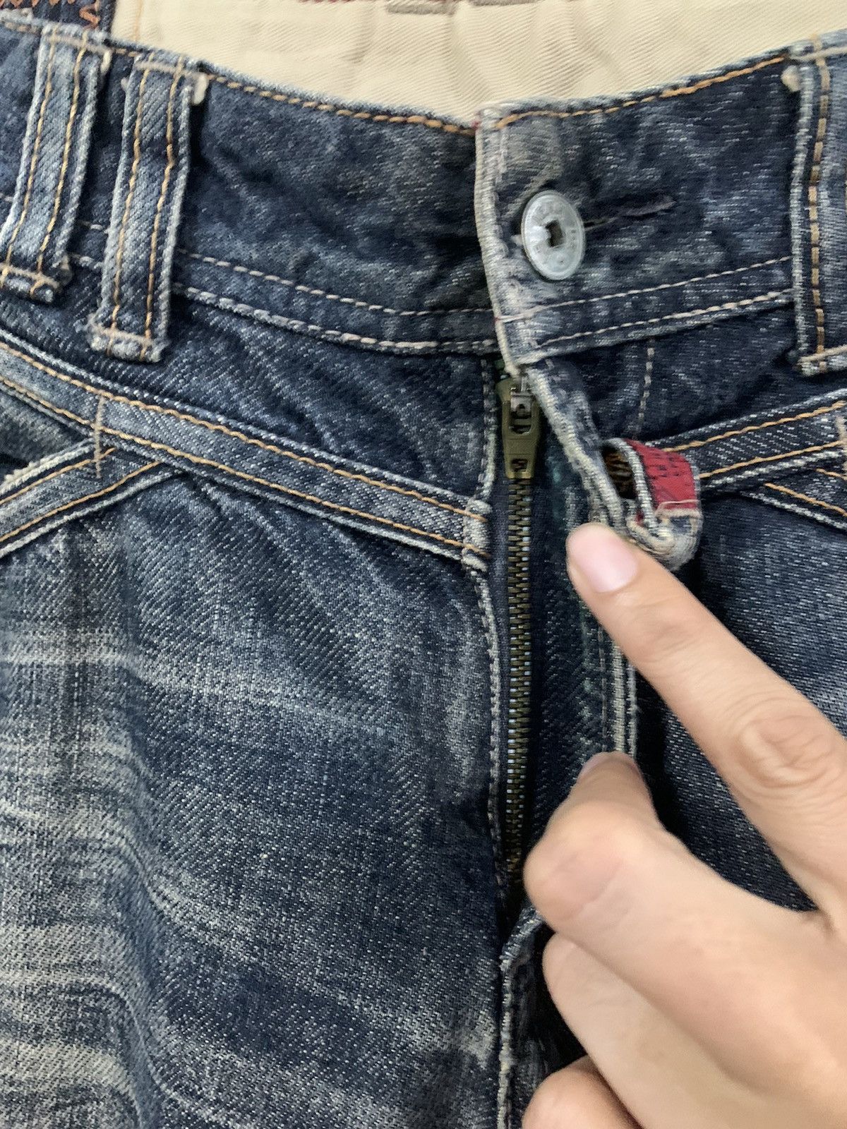 Marithe + Francois Girbaud Marithe Francois Girbaud Distressed Denim Size US 30 / EU 46 - 4 Thumbnail