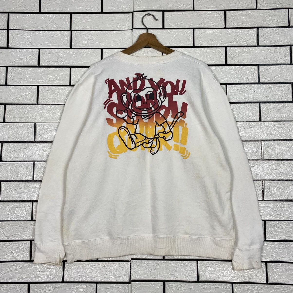 Japanese Brand Vintage Sweatshirt Grass Hither Sportswear Big Logo Size US L / EU 52-54 / 3 - 9 Thumbnail