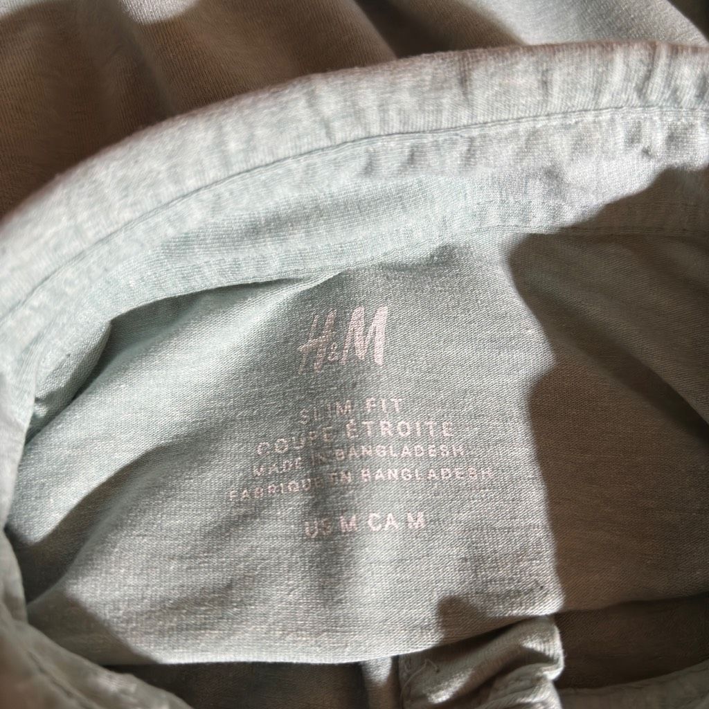 H&M H&M Fine Knit Slim Fit Short Sleeve Collared Golf Polo Shirt Size US M / EU 48-50 / 2 - 3 Thumbnail