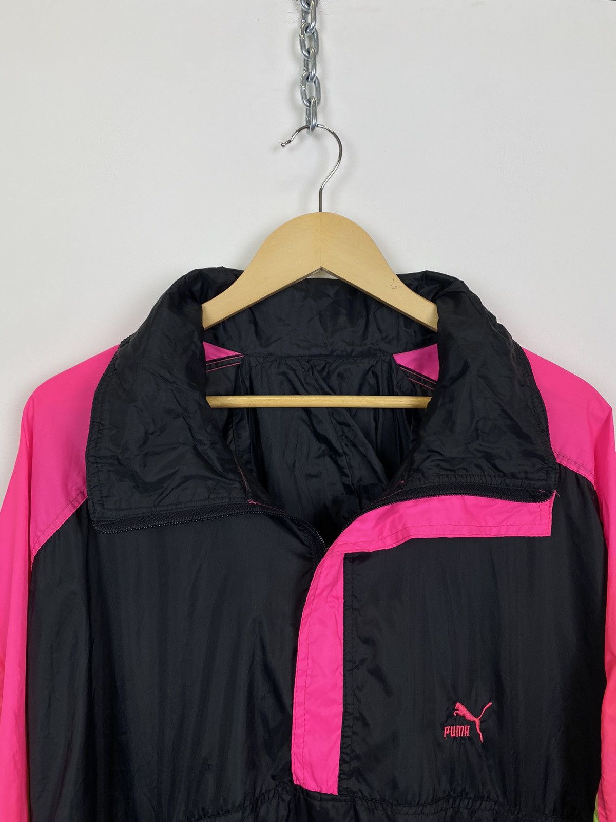 Puma × Vintage Vintage Puma Light Anorak Jacket Size M Black Made In Italy Size US M / EU 48-50 / 2 - 4 Thumbnail