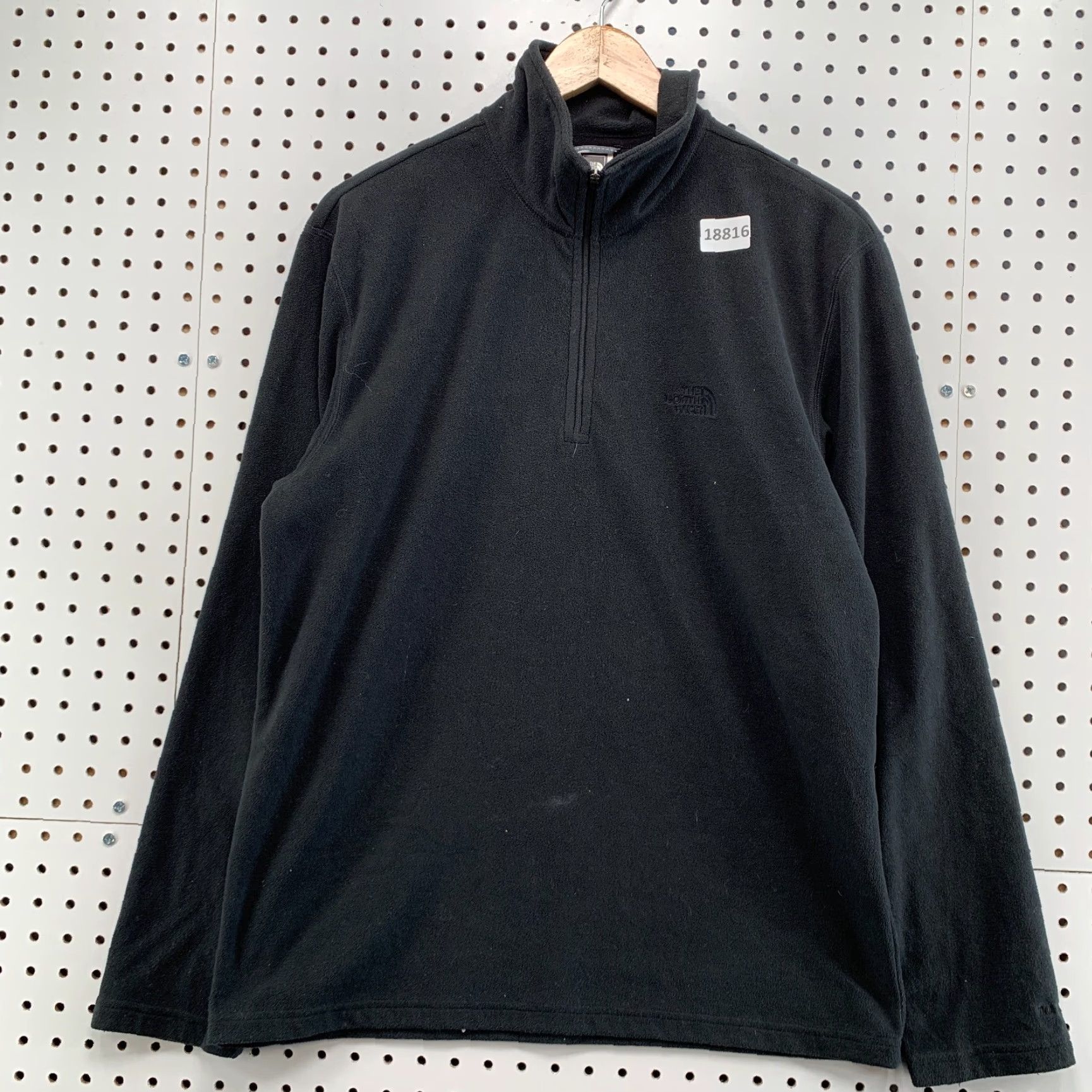 The North Face The North Face Mens Black 1/4 Zip Pullover Shirt Mens Medium Long Sleeve Fleece 21X27 Size US M / EU 48-50 / 2 - 5 Thumbnail