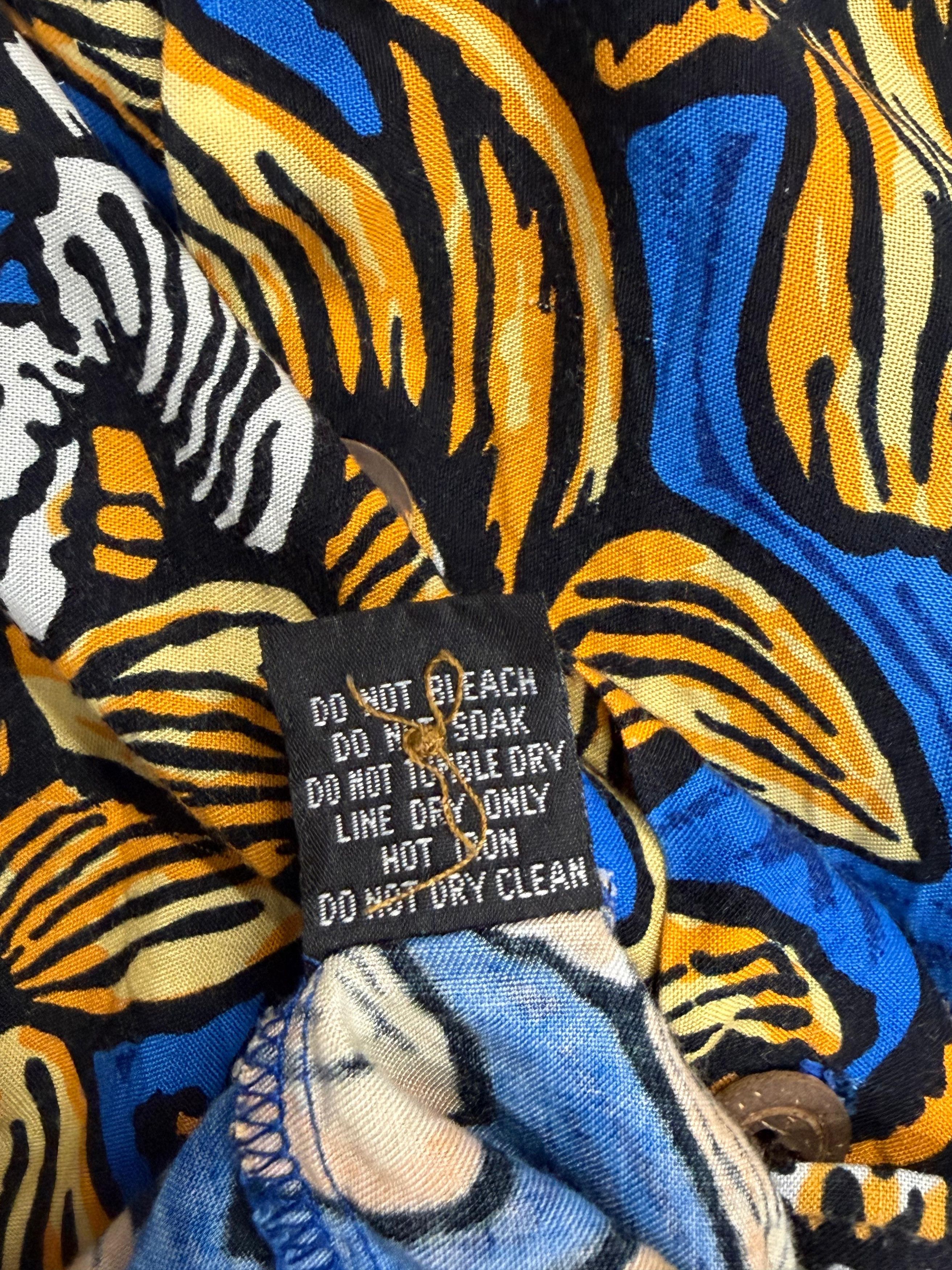 Mambo Vintage Mambo Graphics "Loud Shirt" - 100% Viscose - L Size US L / EU 52-54 / 3 - 6 Thumbnail