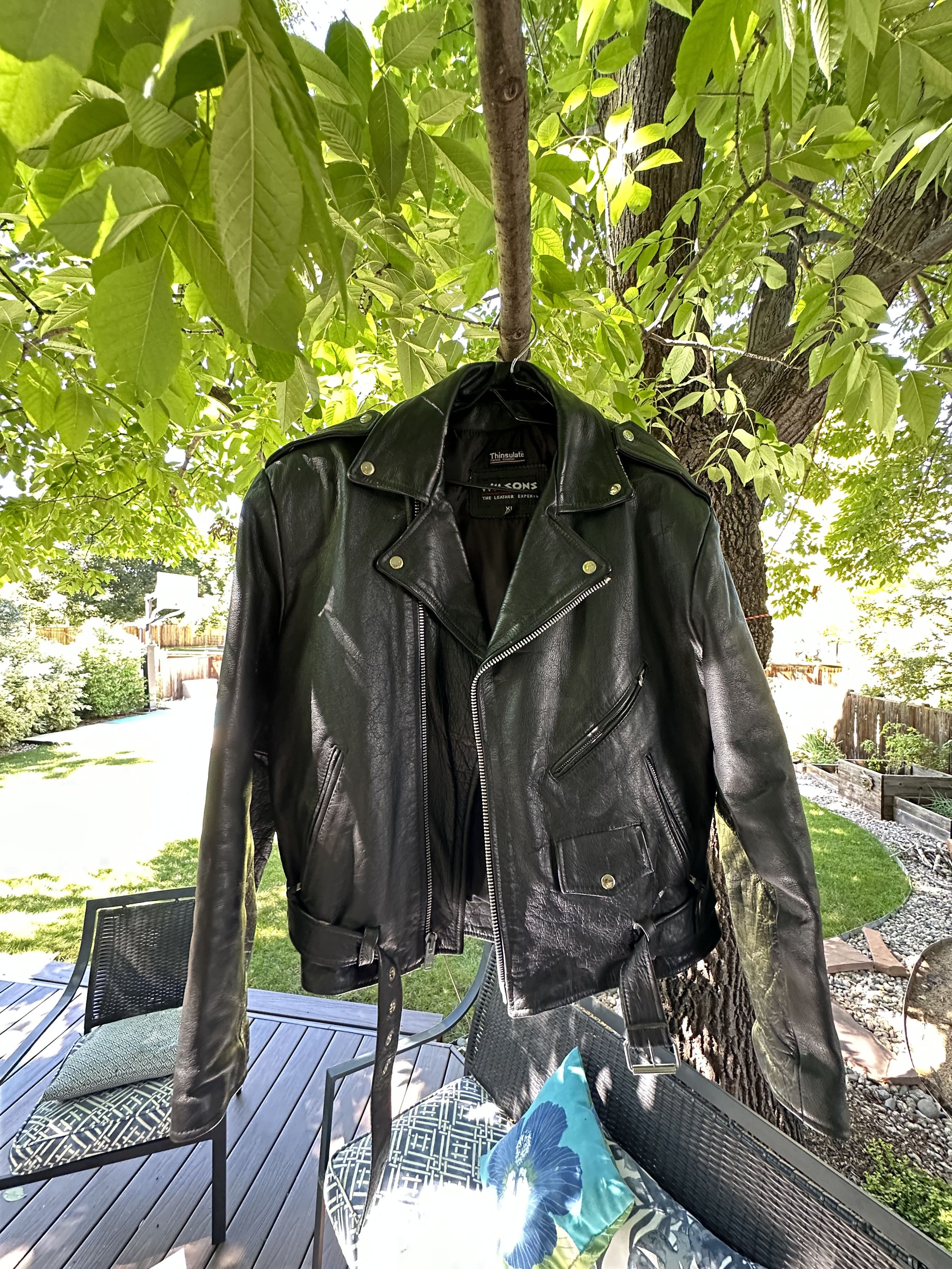 Shops Vintage Wilson Thinsulate Leather Jacket