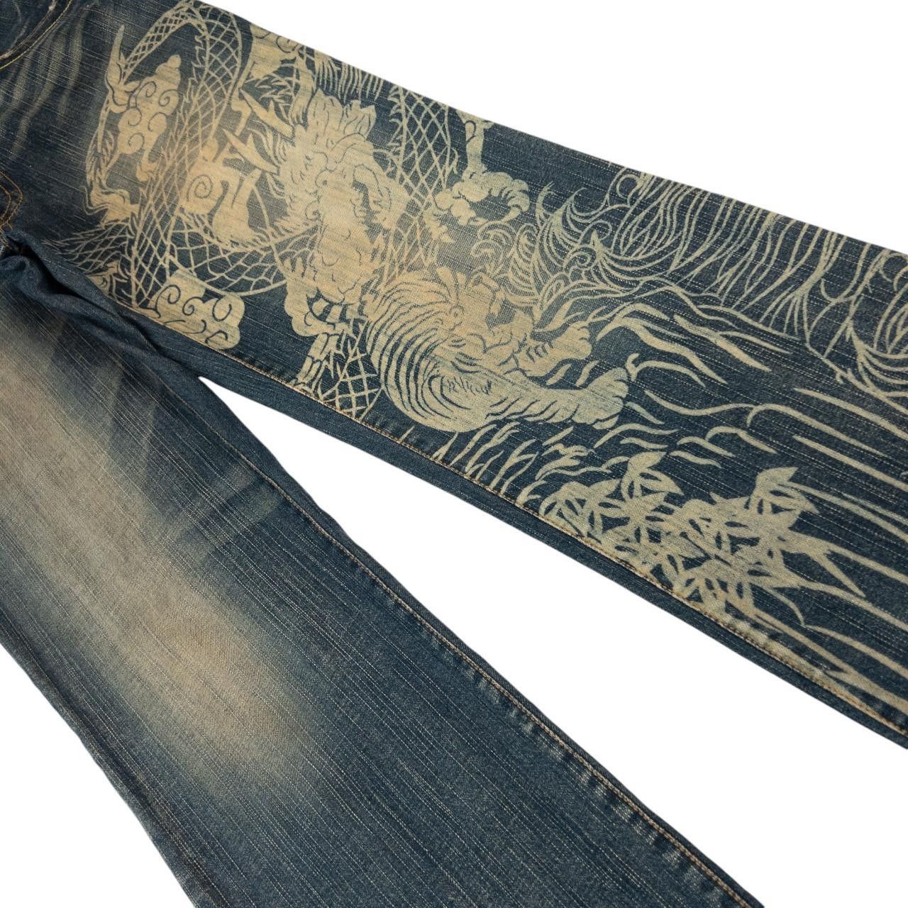 Other Vintage Dragon Japanese Denim Jeans Size W32 Size US 32 / EU 48 - 5 Thumbnail