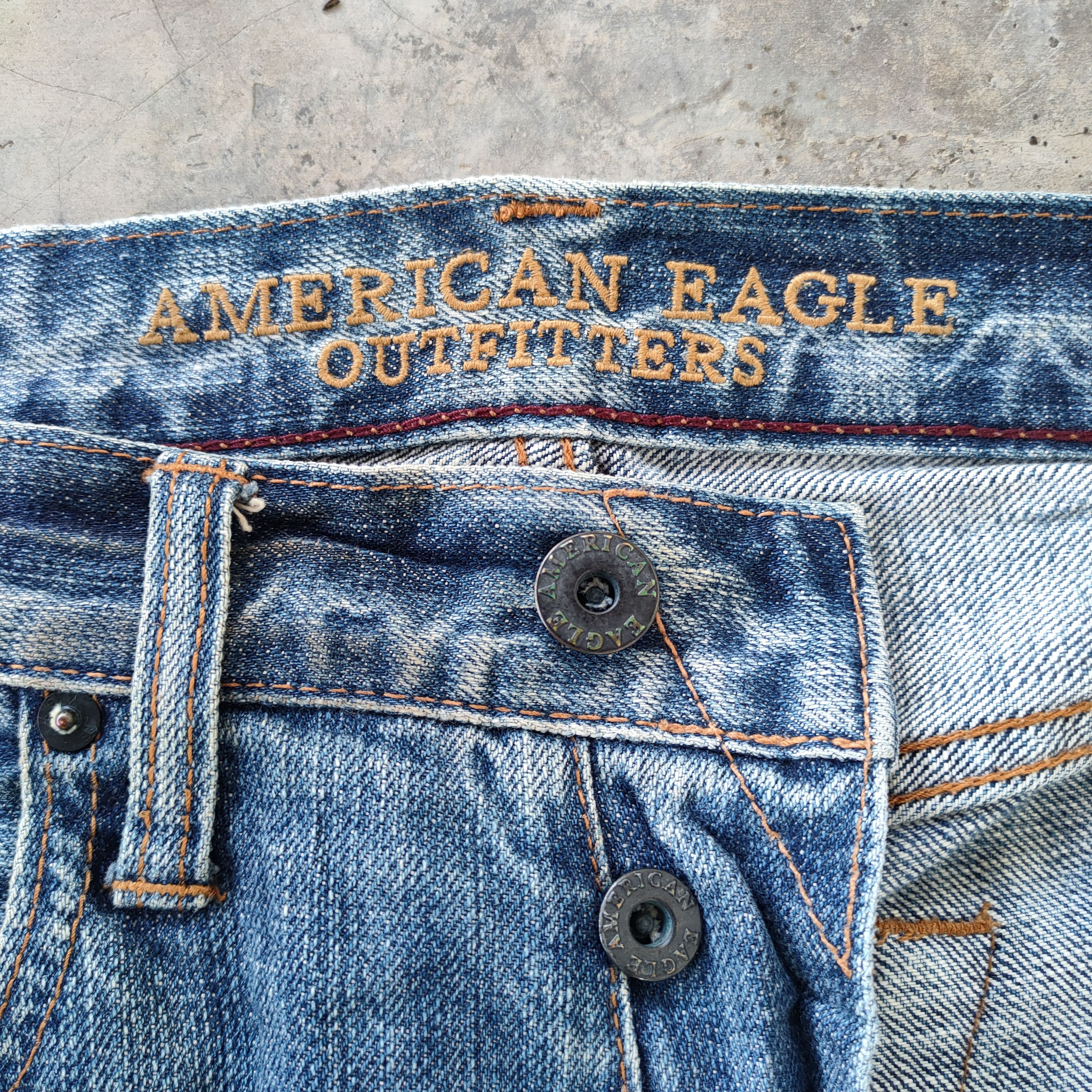 Japanese Brand × Jean VINTAGE JAPANESE SALVEGE FADED DISTRESSED JEANS DENIM PANTS Size US 34 / EU 50 - 6 Thumbnail