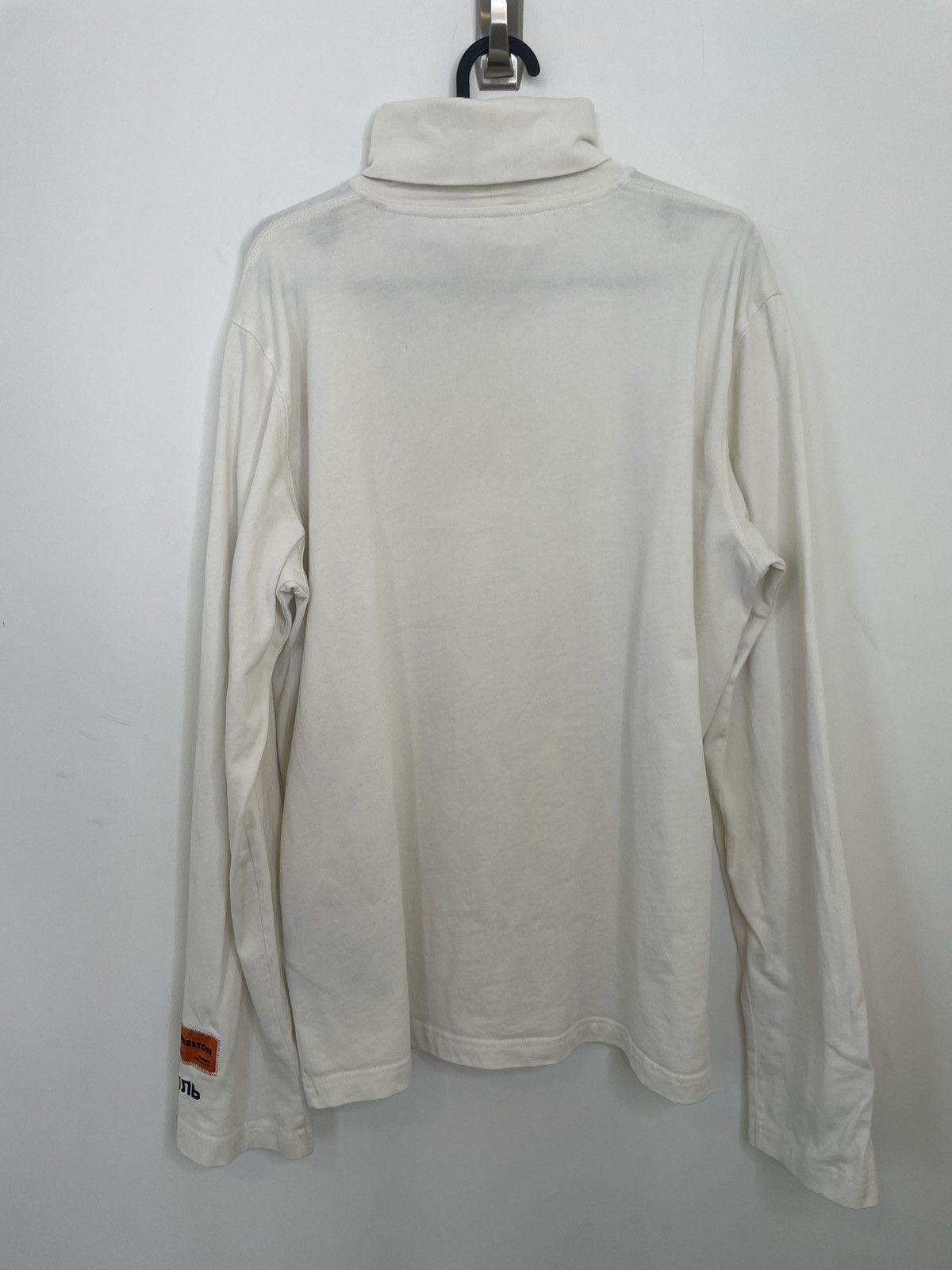 Heron Preston Heron Preston Longsleeve Turtleneck White Small Size US S / EU 44-46 / 1 - 2 Thumbnail