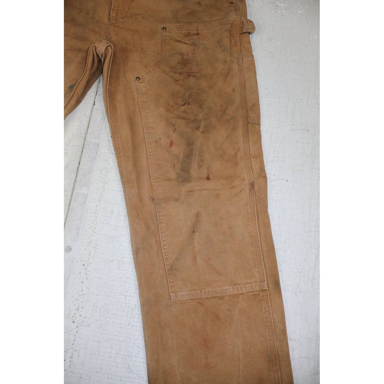 Carhartt Vintage Carhartt Double Knee Pants 34x33 Carpenter Brown Size US 34 / EU 50 - 9 Thumbnail