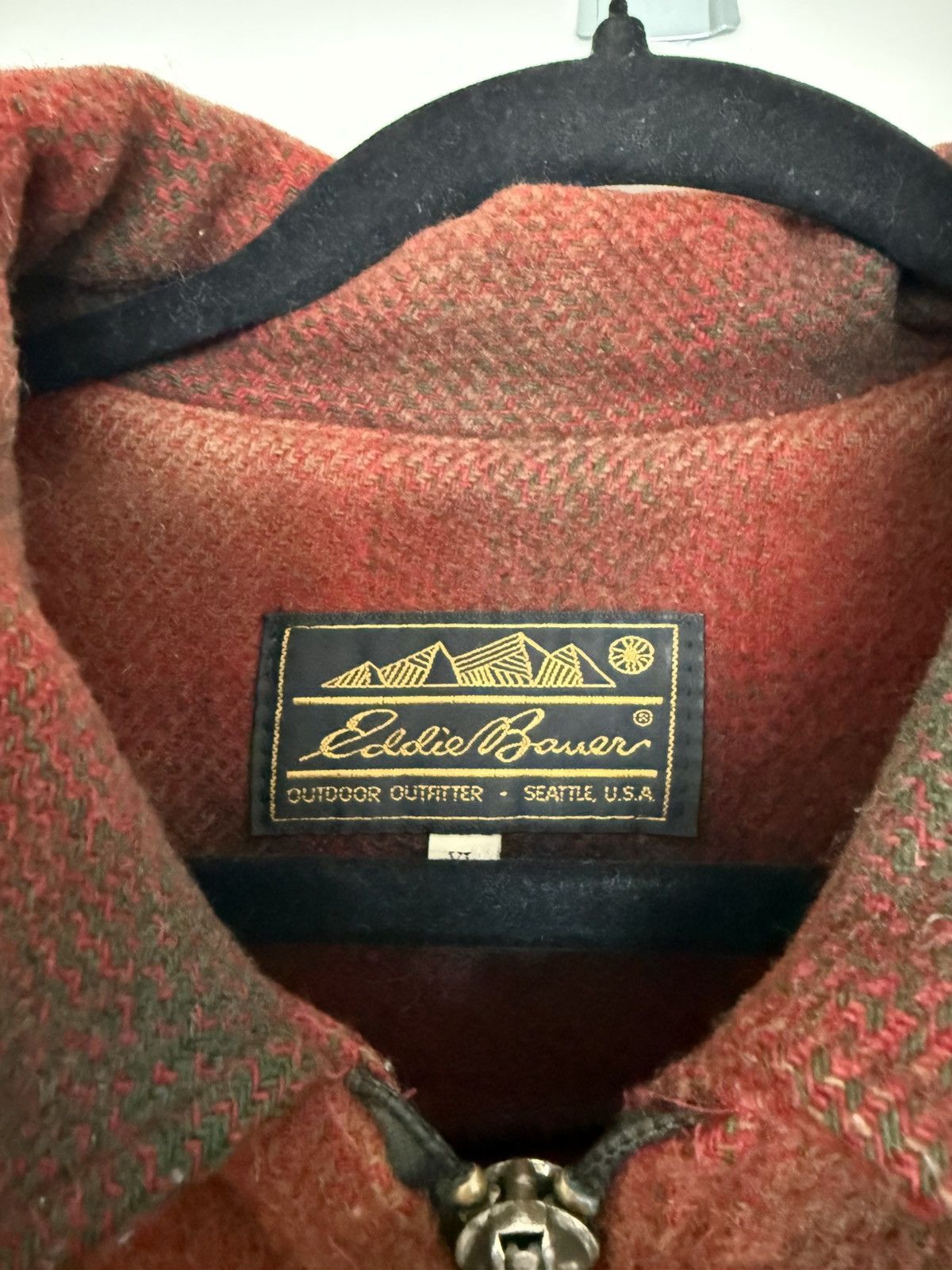 Eddie Bauer Vintage Plaid Wool Coat Size US L / EU 52-54 / 3 - 5 Thumbnail
