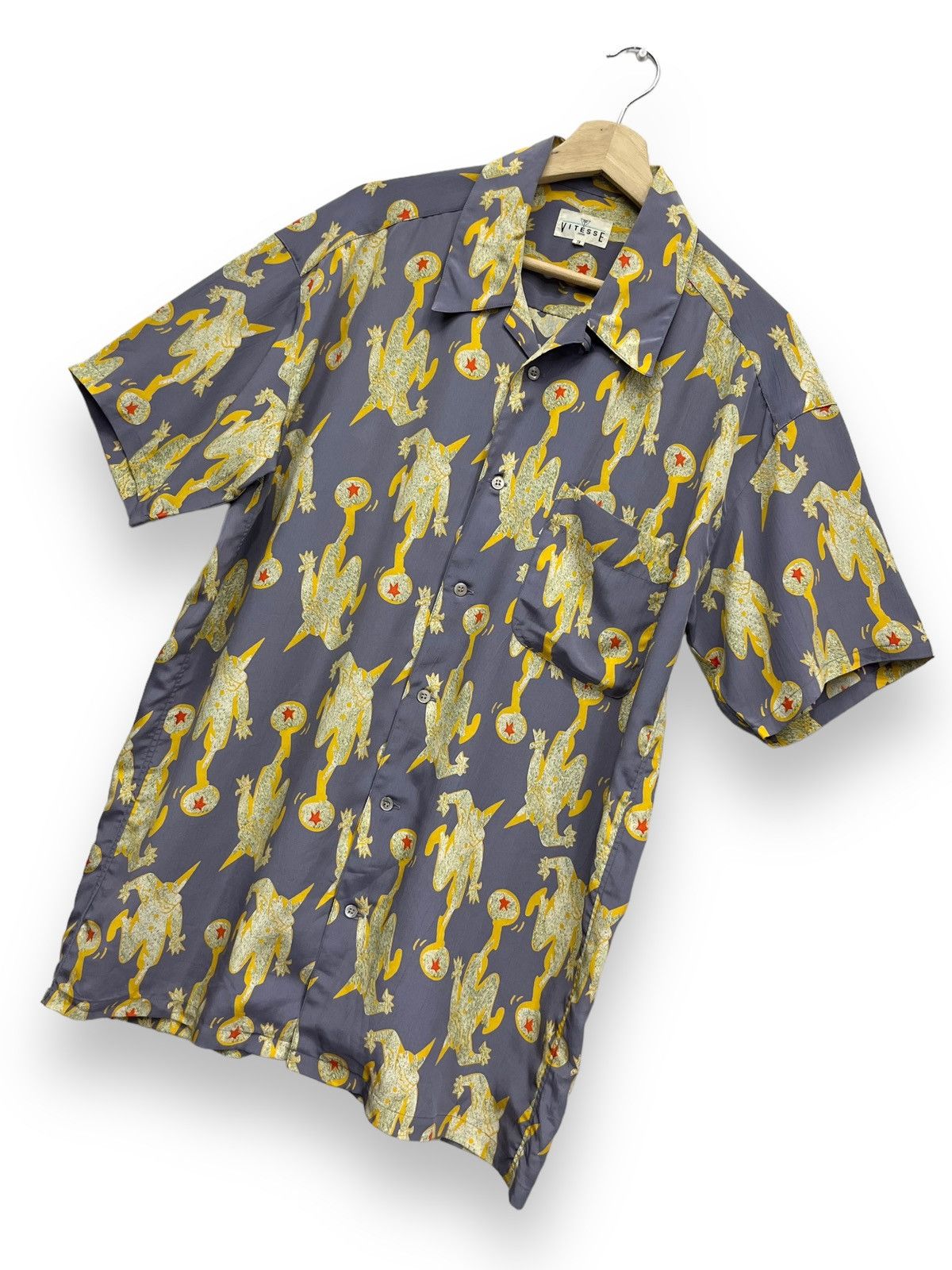 Fuck Art, Make Tees FYE🔥Vtg 80’s VITESSE JAPON Art Human Made Clown Alien Shirt Size US M / EU 48-50 / 2 - 5 Thumbnail