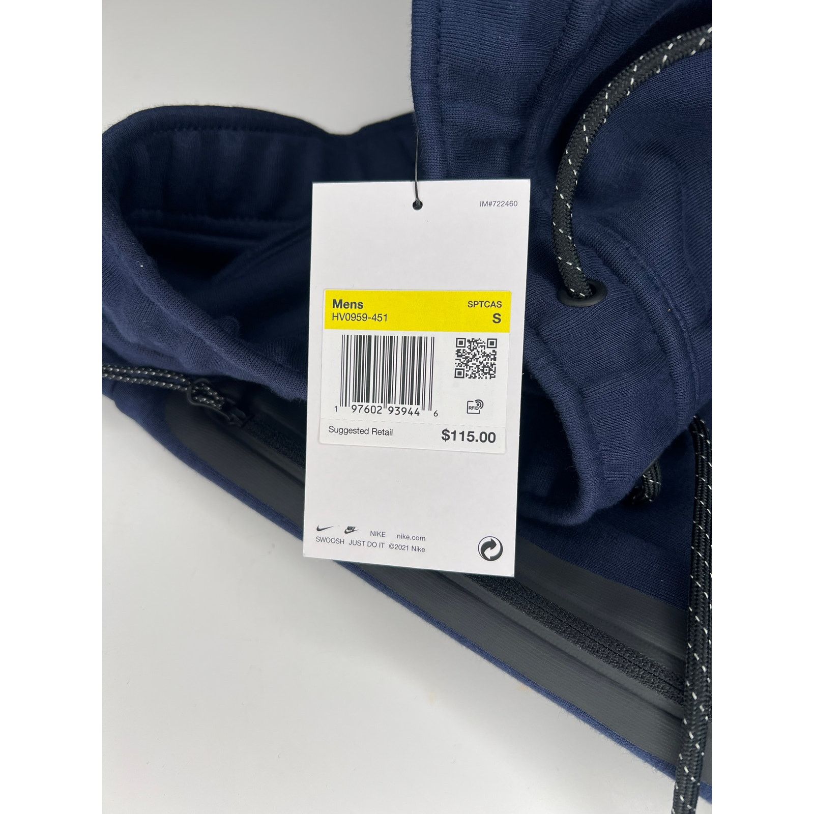 Nike Nike Tech Fleece Joggers Obsidian Navy Blue Sweat Pants Size US 30 / EU 46 - 7 Thumbnail