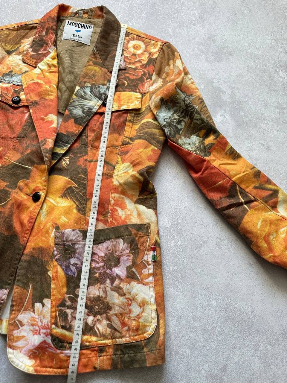 Moschino Moschino Vintage Leave My Plants Alone! Jeans Floral Blazer Size M / US 6-8 / IT 42-44 - 12 Thumbnail