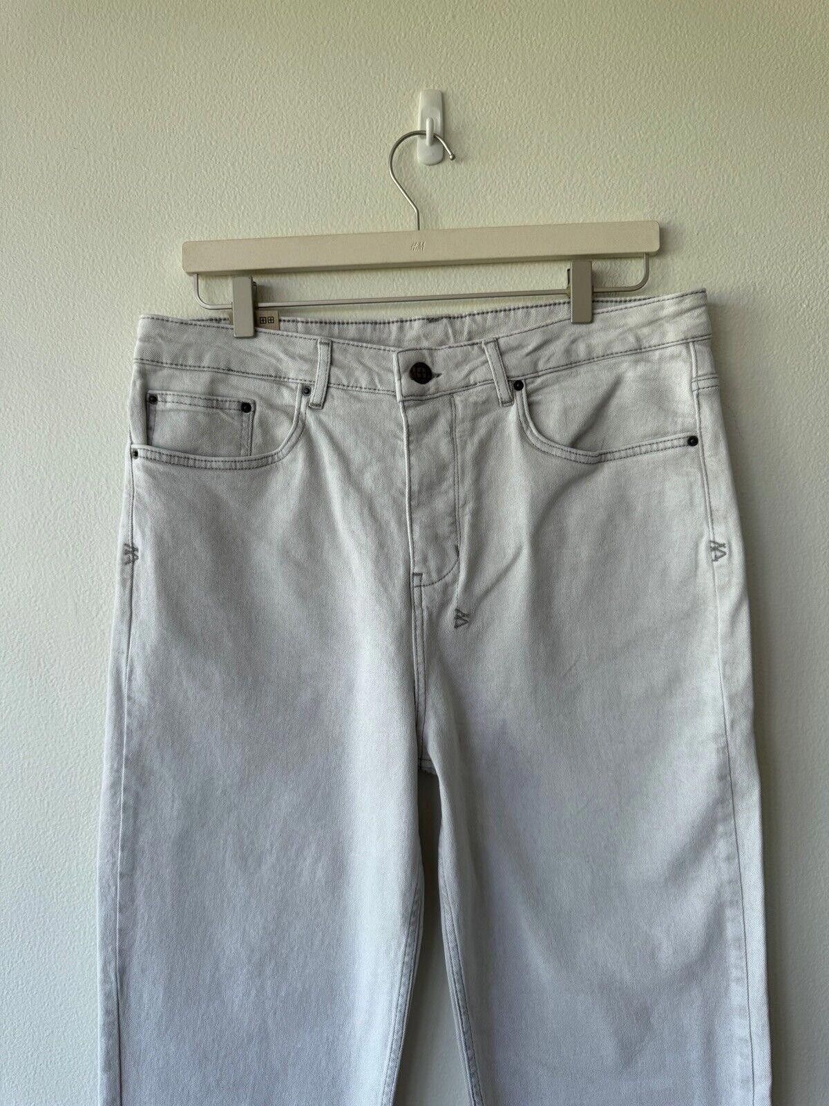 Ksubi new Ksubi mens 36 denim jean habits off white bullet Size US 36 / EU 52 - 2 Thumbnail