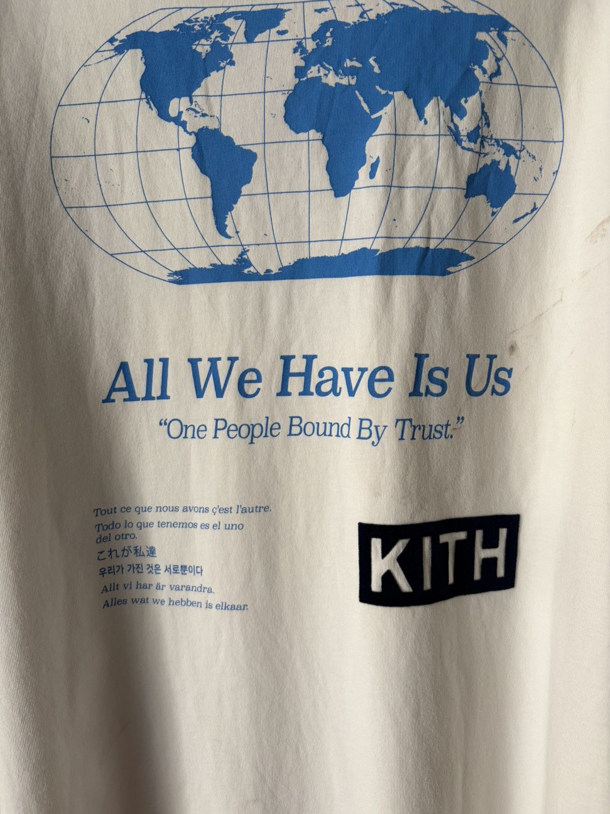 Kith Kith One World L/S White Tee Size US L / EU 52-54 / 3 - 3 Thumbnail